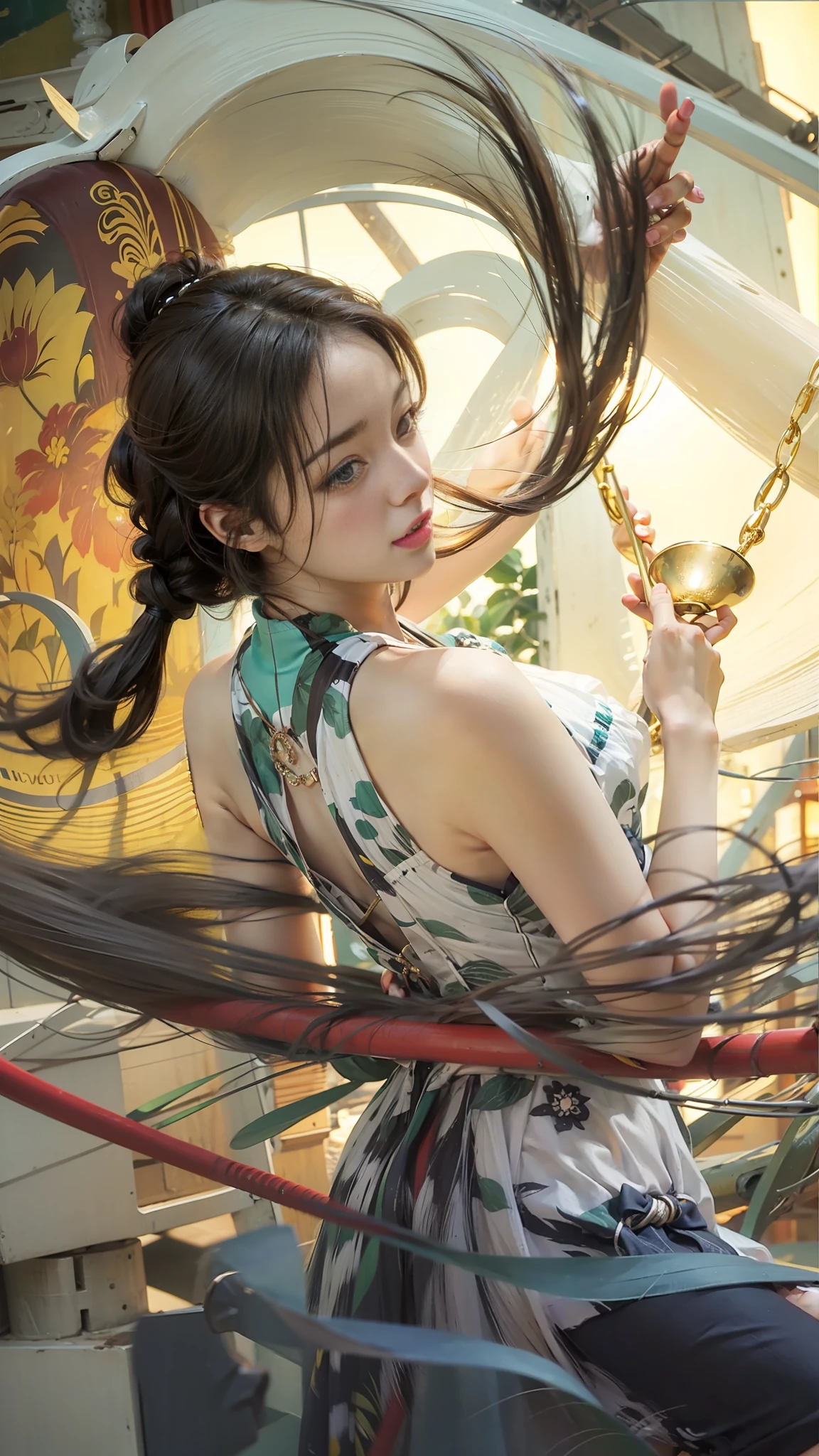 Realistic photos, highest quality, highest resolution, Asian beautiful girl