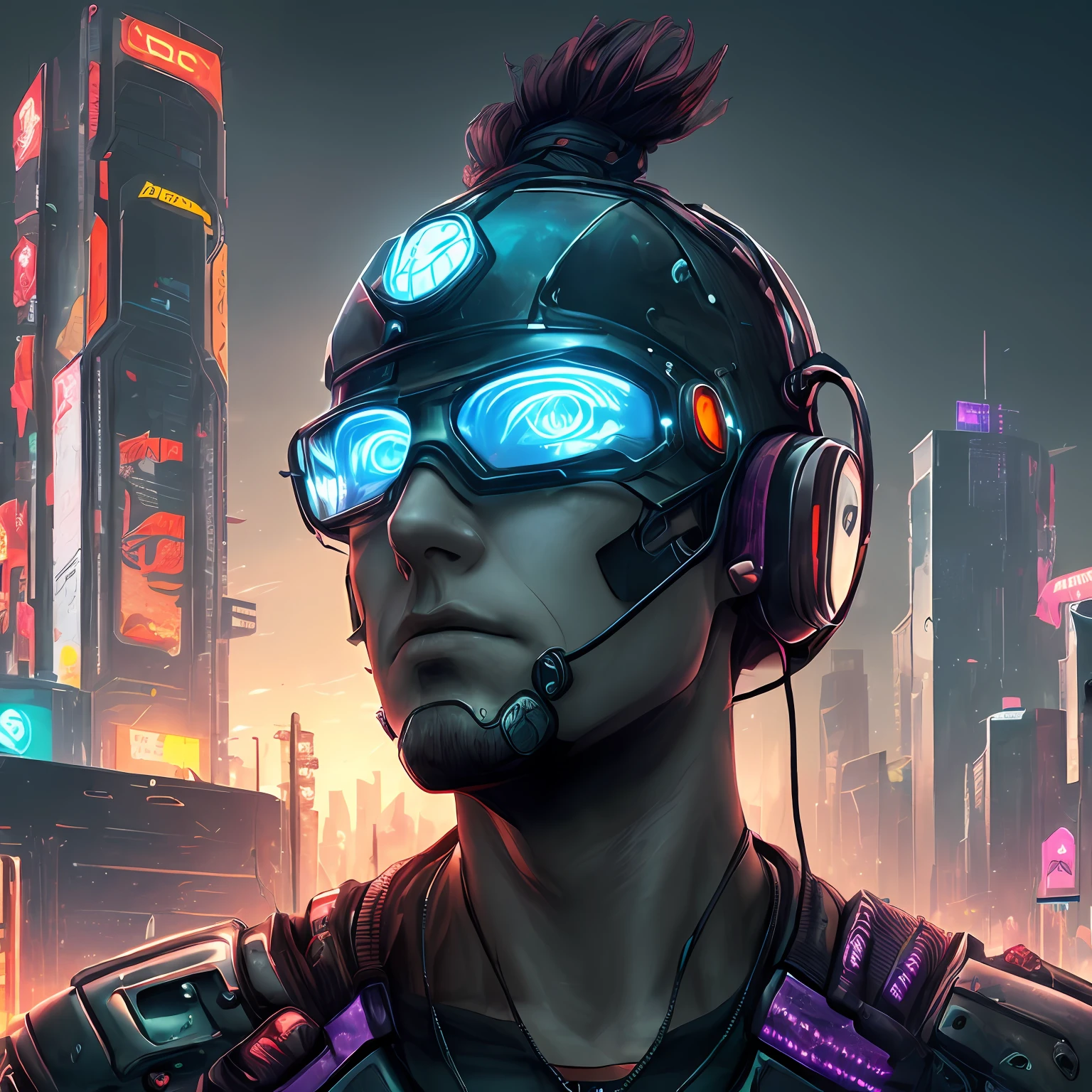 cyberPunk hacher in Dark site of Goberment --auto