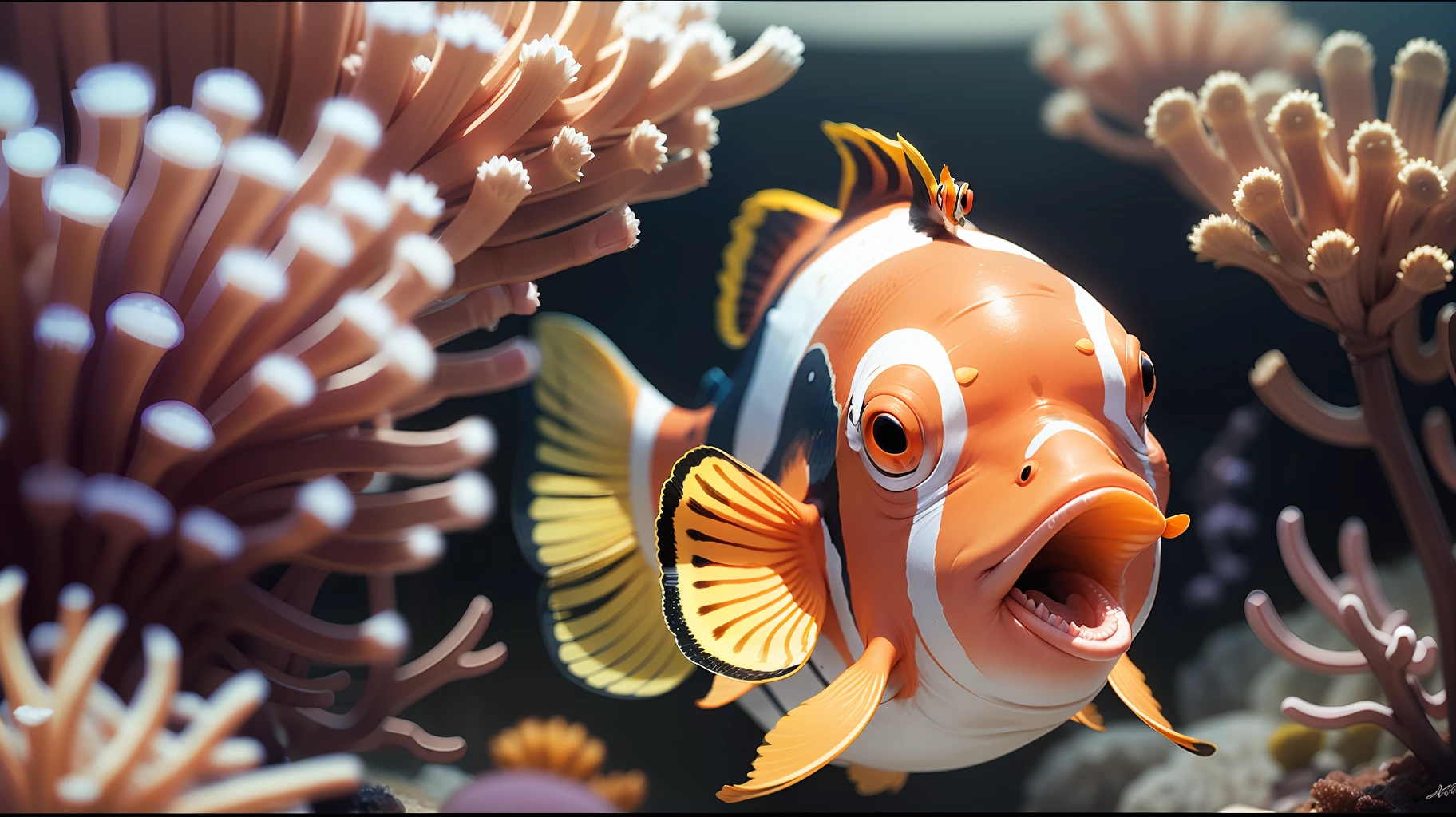 "A clown fish"