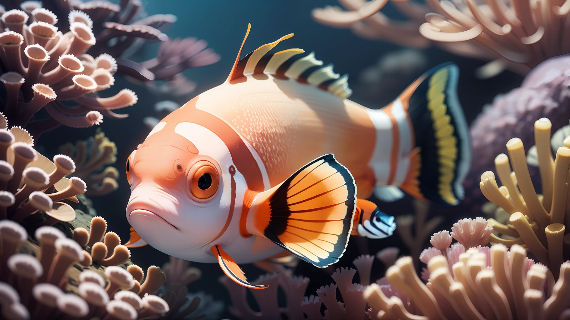 "A clown fish"