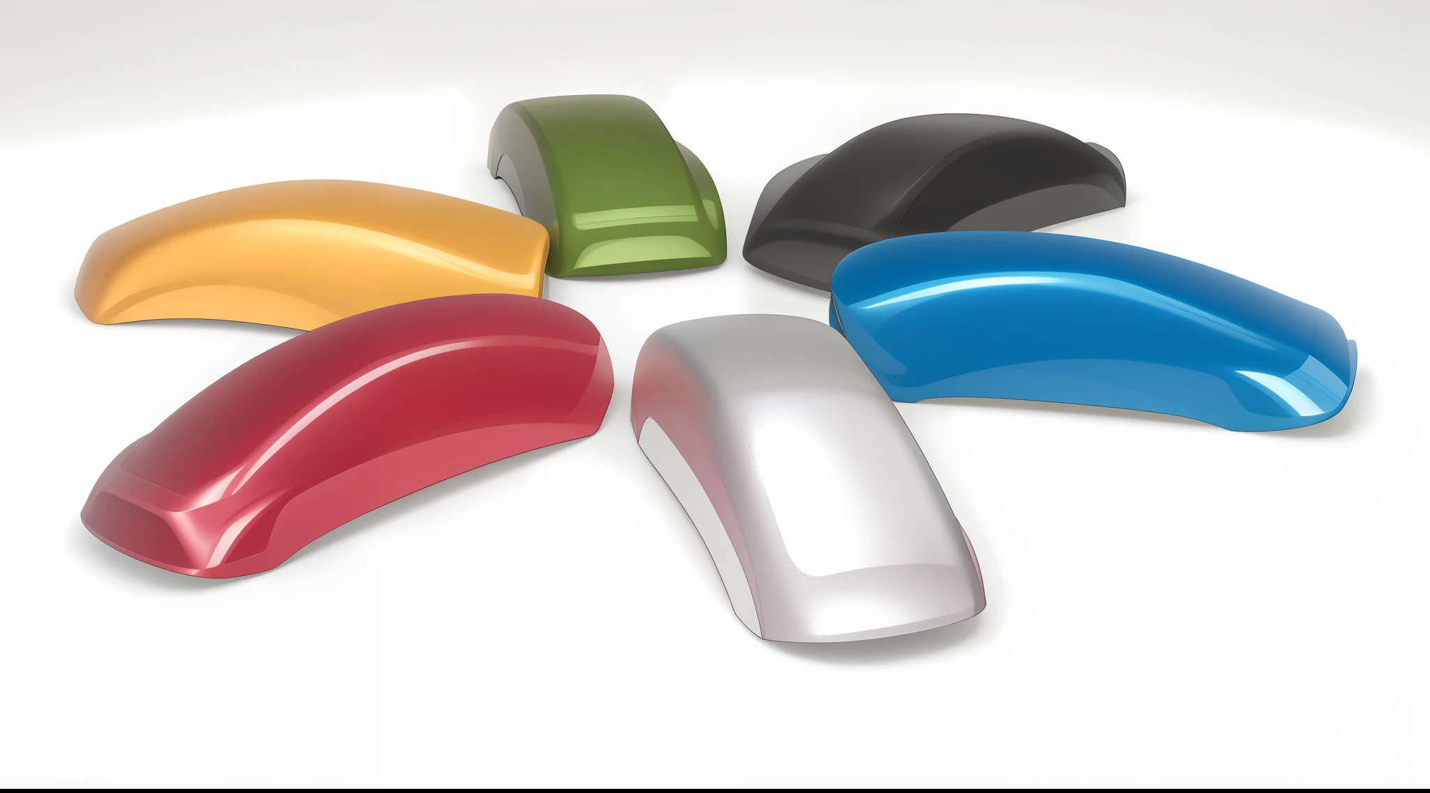 aerodynamic shapes, wheels