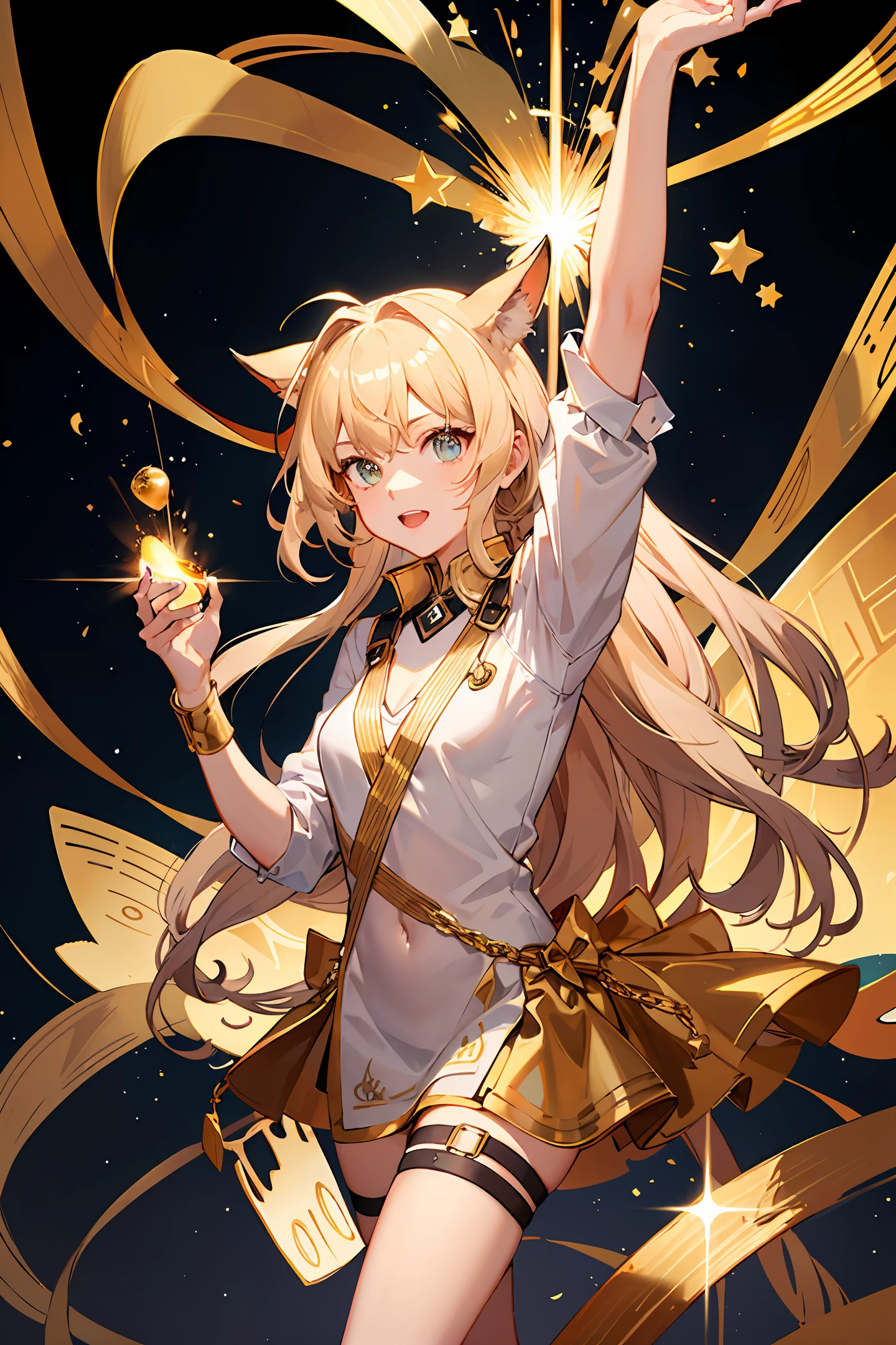 Epic golden streamers