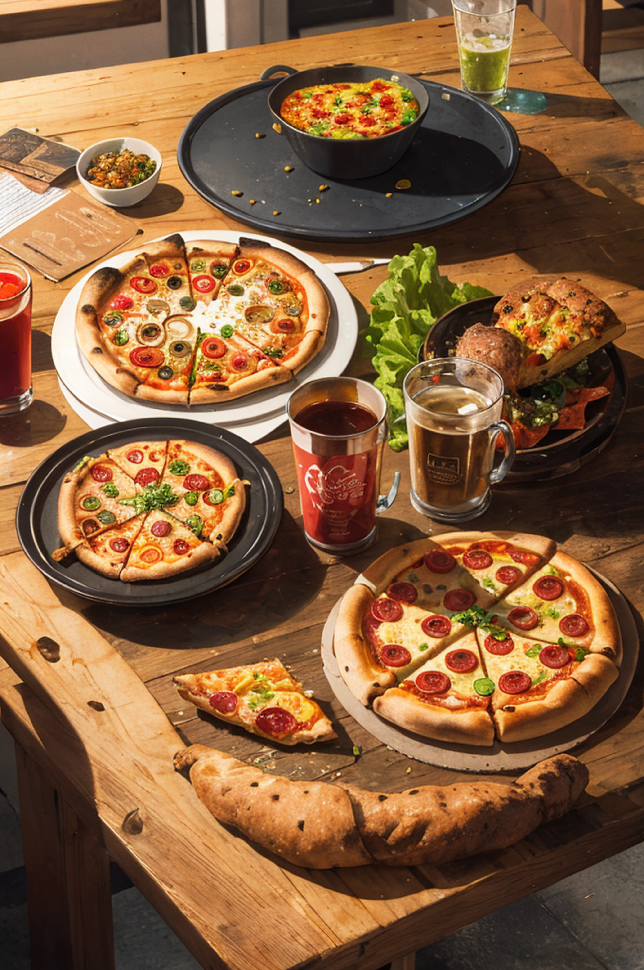(Magic photo:1.3) from (Realistic:1.3),(Energetic:1.3) photograph of a pizza menu, Highly detailed,(Provia:1.3)