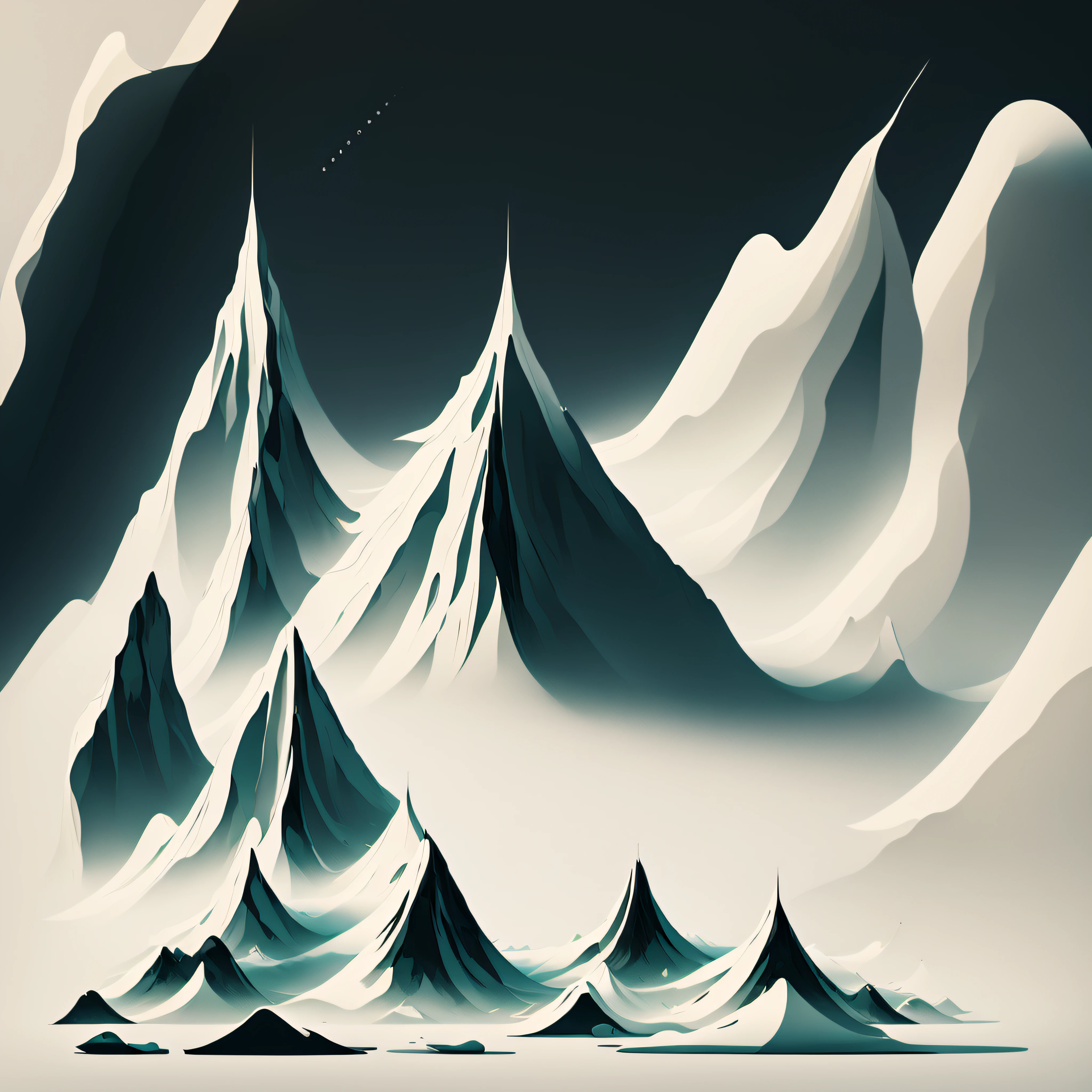 Mountain on ocean Mountain minimalist logo, simple logo, minimalism, transparency,white background, round emblem with minimalist design, weights,digital vector graphic style, logo design work, accurate design, palette with great detail precision, vector image, professional photography, isometric, black and white color. --auto