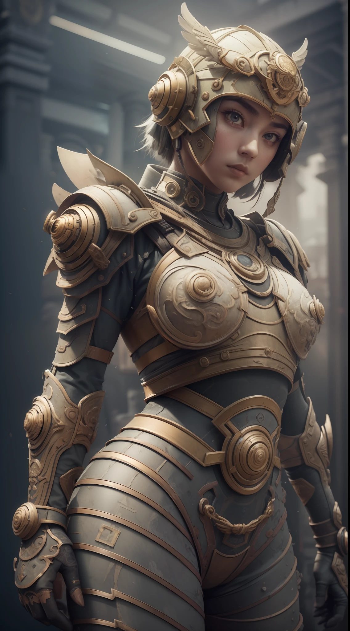 ((Best quality)), ((masterpiece)), (detailed:1.4), 3D, an image of a beautiful cyberpunk female,HDR (High Dynamic Range),Ray Tracing,NVIDIA RTX,Super-Resolution,Unreal 5,Subsurface scattering,PBR Texturing,Post-processing,Anisotropic Filtering,Depth-of-field,Maximum clarity and sharpness,Multi-layered textures,Albedo and Specular maps,Surface shading,Accurate simulation of light-material interaction,Perfect proportions,Octane Render,Two-tone lighting,Wide aperture,Low ISO,White balance,Rule of thirds,8K RAW, --auto --s2