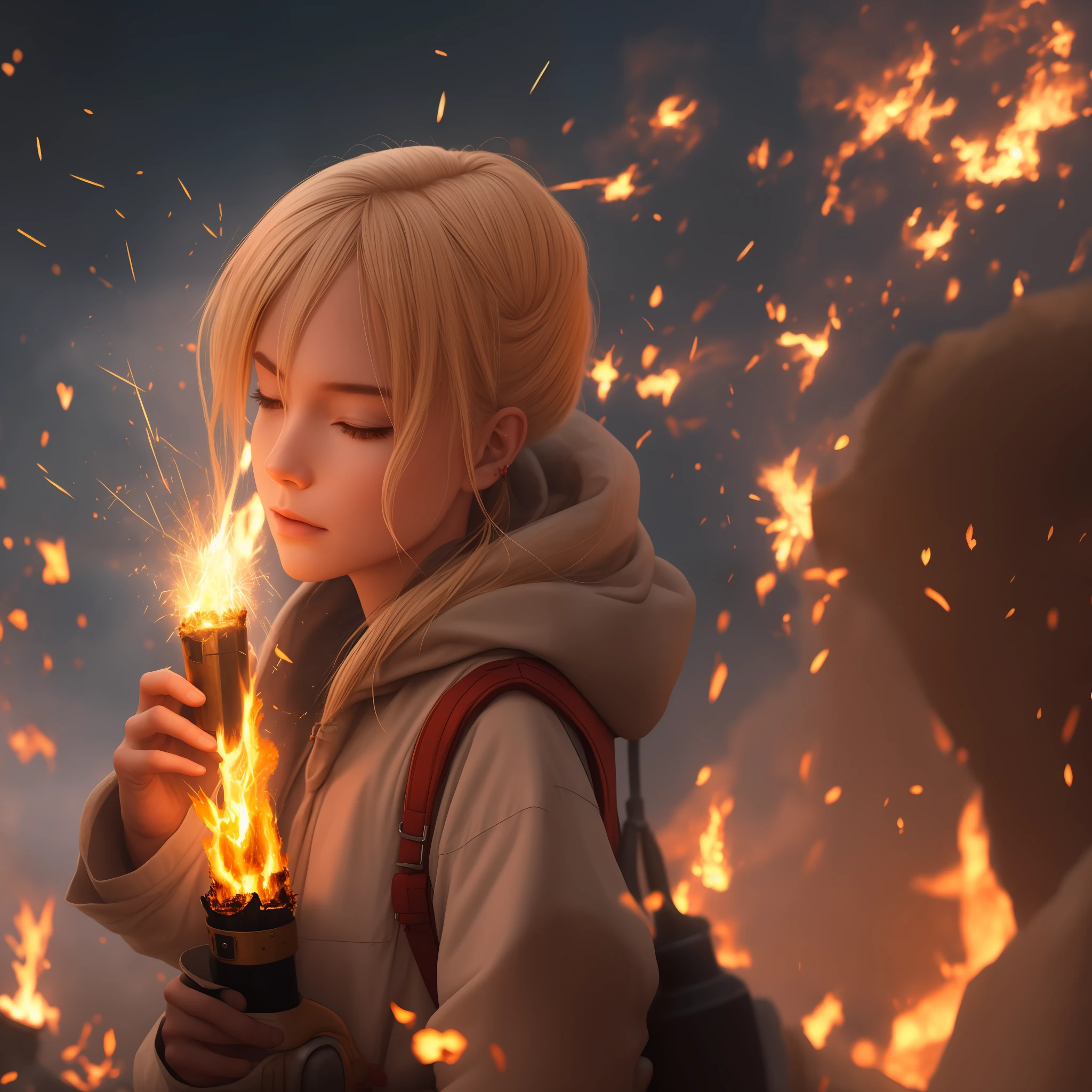 A spark can set fire to the plain