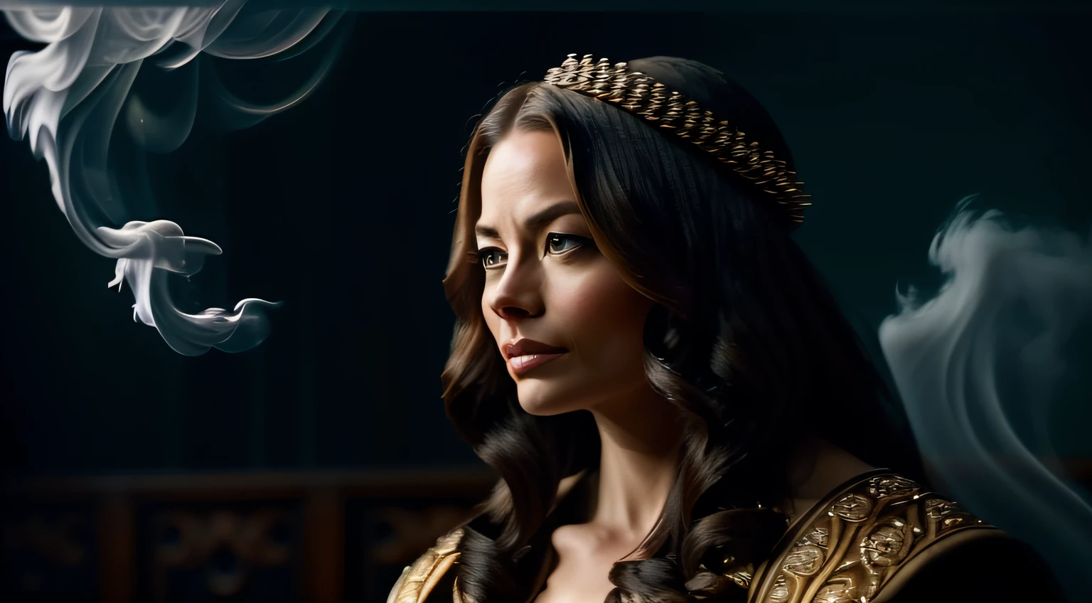 Kristin Kreuk, winter, 17th century St. Petersburg, 17th century Russian clothes, silky skin, full body height, (skin texture: 1.2), (highly detailed skin: 1.3), 17th century, ambient smoke, (hyperrealism), cinematic, antique film grain, 8k uhd, dslr, retro color --auto