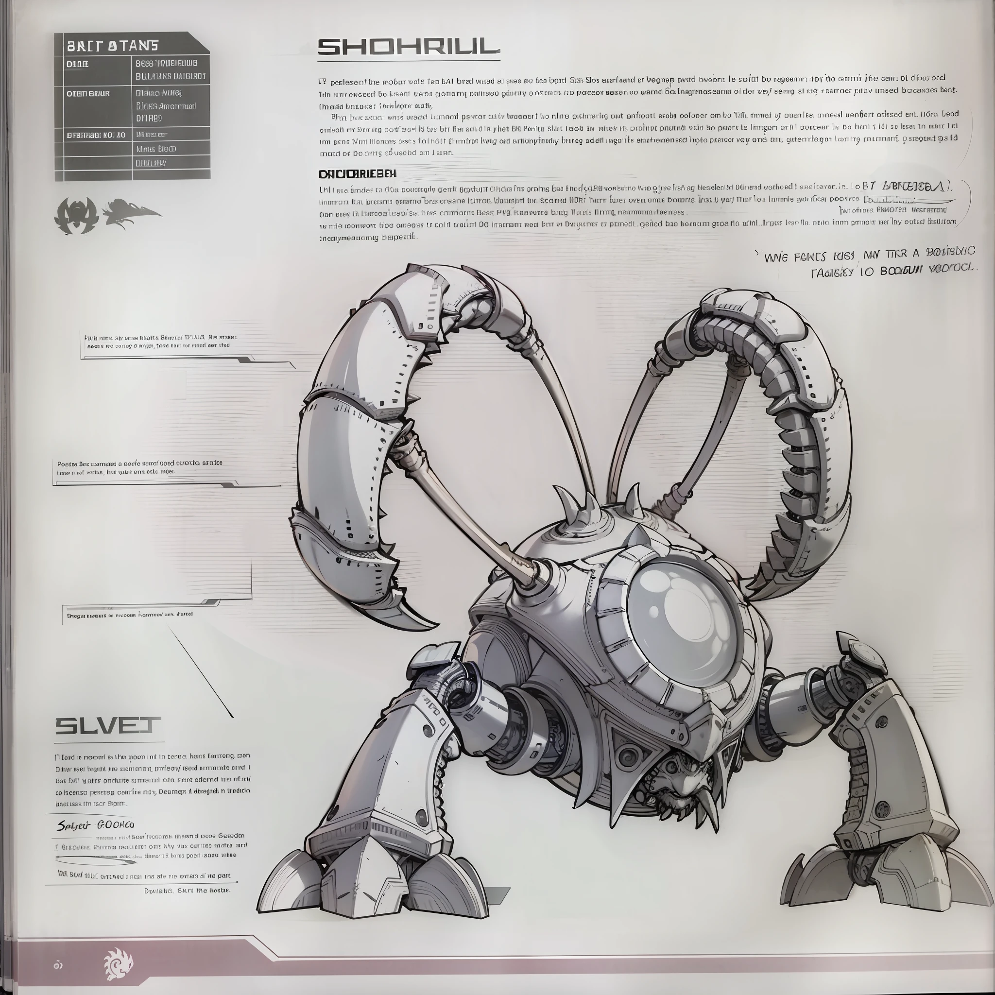 Big crab mechanical arena golem