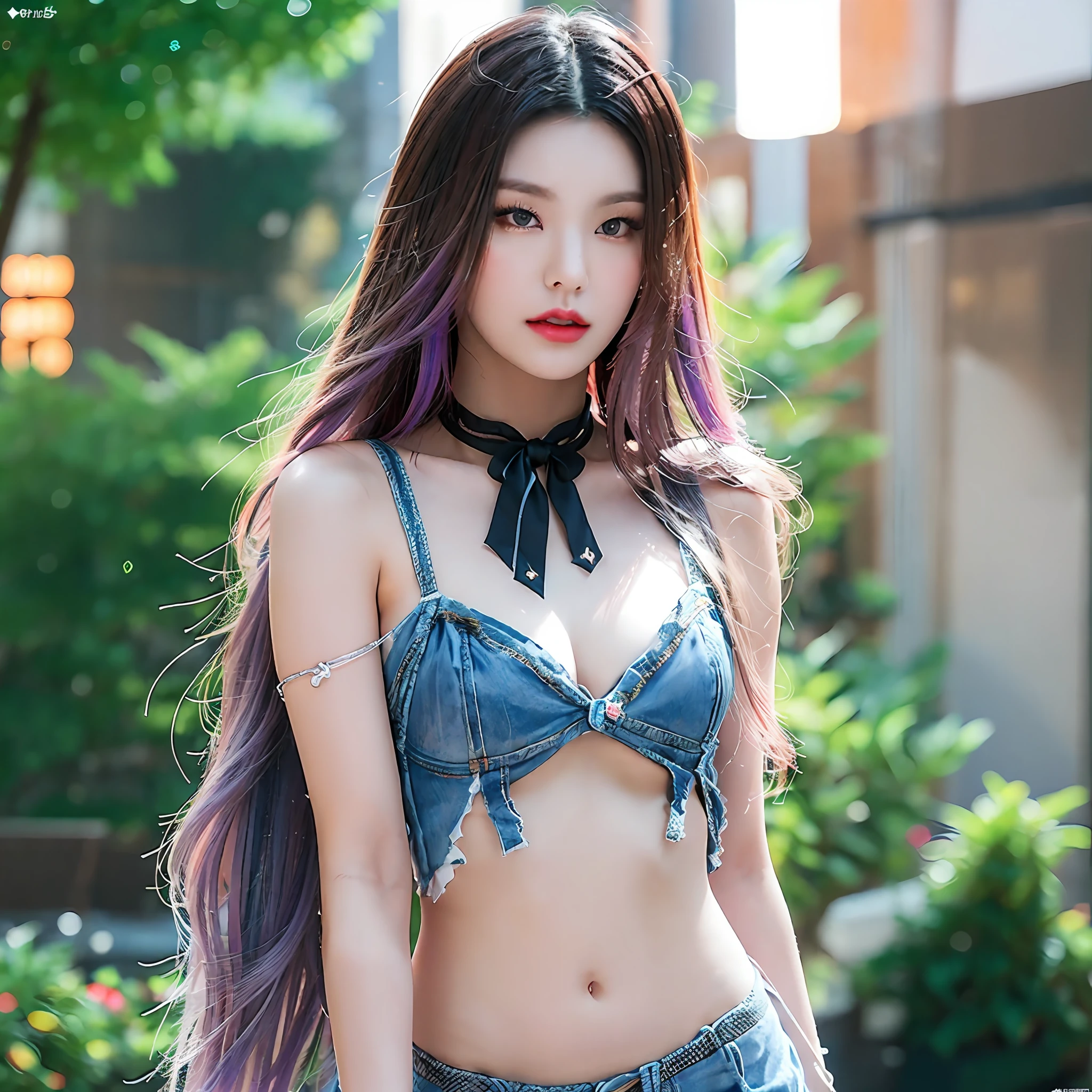 (extremely detailed CG unity 8k wallpaper, masterpiece, best quality),(dynamic angle, dynamic pose),wear a bunny ear bow,(1 girl), black eyes, (silver hair: 1.3, red hair: 1.2, purple hair, yellow hair: 2, green hair: 1.3), white wuxia clothes, neck ribbon, beautiful face, watercolor,(((solo))),(((chest tip exposed))),background, (((see-through))),((1 girl)), (nsfw:1.2), open,,shoulders exposed,crisp breasts exposed, clothes open, torn open, , (masterpiece), (best quality), (((super detailed))), (best illustration), (best shadow), (realistic), (PureErosFace_V1:0.5), lens flare, (depth of field), (natural lighting), ultra-high resolution, (eye detail) , (brunet) , (((transparent nightdress))), (((exposed chest)), 18 years old,(((look_at_viewer))), full body in picture