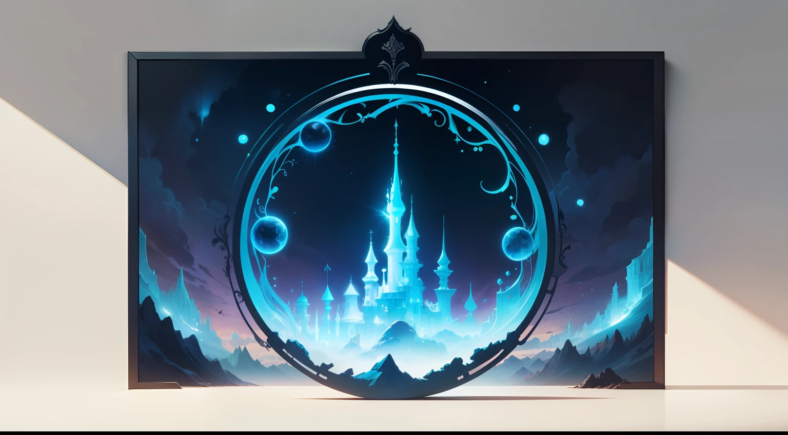 ideal logo for the brand "Tale of Enchantment". Think of visual elements, colors, typography, and other elements that you believe would represent the essence of the brand well