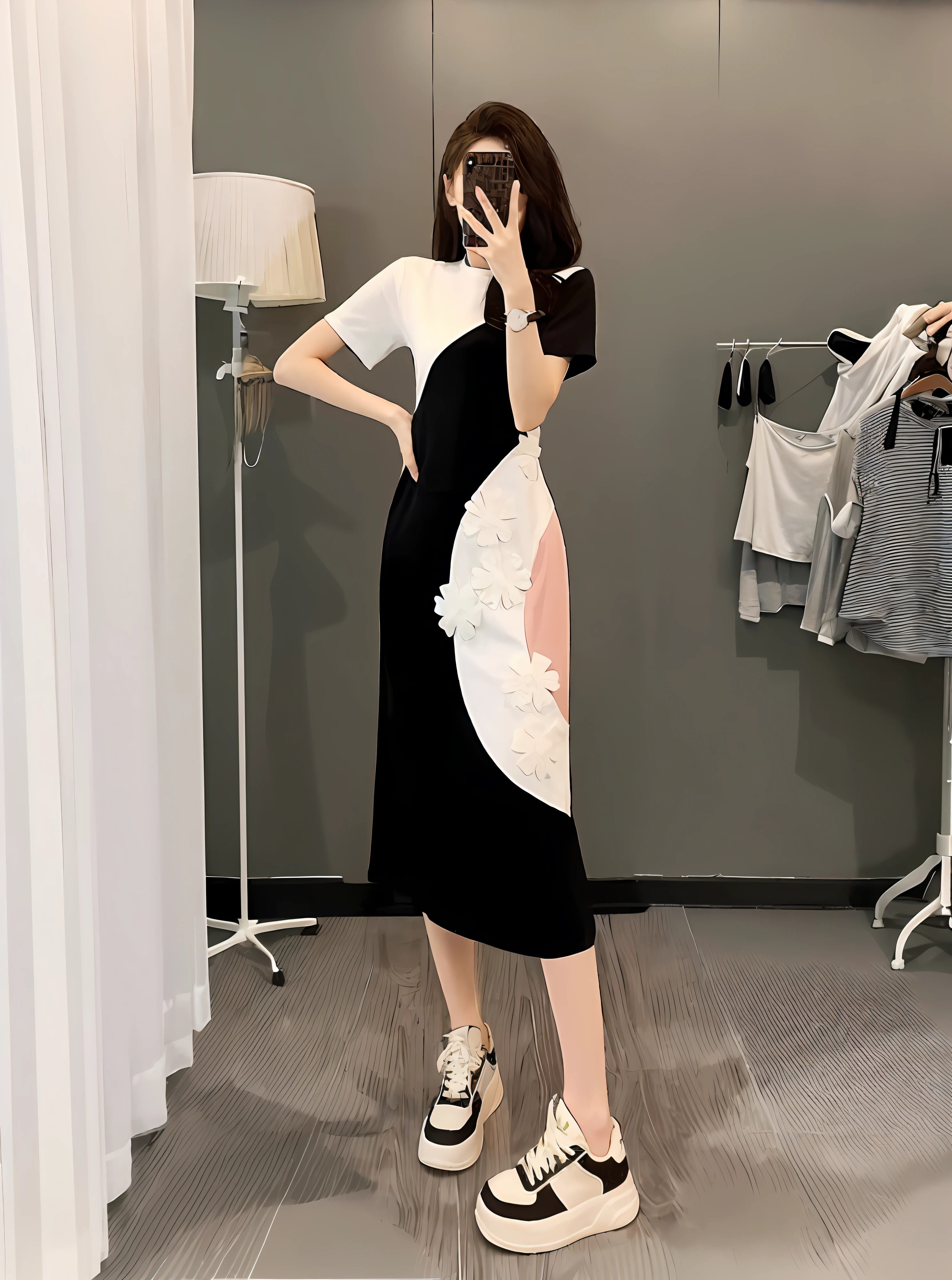 (High detail of clothes: 4) (Super high definition of clothes: 4) Clothes do not change Clothes super high definition Masterpiece, top quality, super high definition, super detail, crystal clear, cinematic light (realism: 1.4), super high resolution.