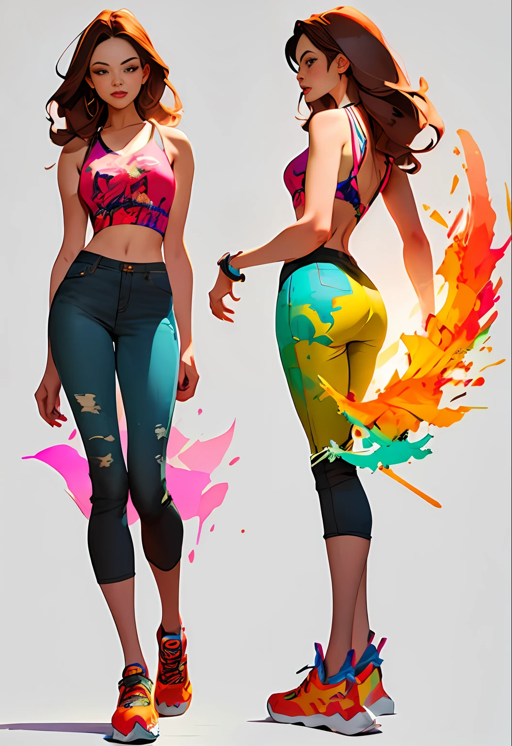 ::((melhor qualidade)), ((obra-prima)), (muito detalhado:1.3)photo, sticker banksy art,demi rose , freedom, soul, digital illustration, comic style, perfect anatomy, centered, approaching perfection, dynamic, highly detailed, watercolor painting, artstation, concept art, smooth, sharp focus, illustration, art by carne griffiths and wadim kashin,,alone anime girl with a medium lenght pose and cute clothes, l hair long red, heterochromia, perfect anatomy, centered, approaching perfection, dynamic, highly detailed, character sheet, artstation, concept art, smooth, sharp focus, illustration, art by kim jung gi,, artgerm, carne griffiths and wadim kashin , sasha yakovleva, loish, jeremy mann, full body shot, character sheet, lightningwave, beautiful anime watercolor painting ,paint dripping by tim okamura, victor nizovtsev, greg rutkowski, noah bradley. trending on artstation, 8k, masterpiece, graffiti paint, fine detail, full of color, intricate detail, golden ratio illustration,monochromatic backgroun, 4k, masterpiece, highres, absurdres, natural volumetric lighting and best shadows, deep depth of field, sharp focus
