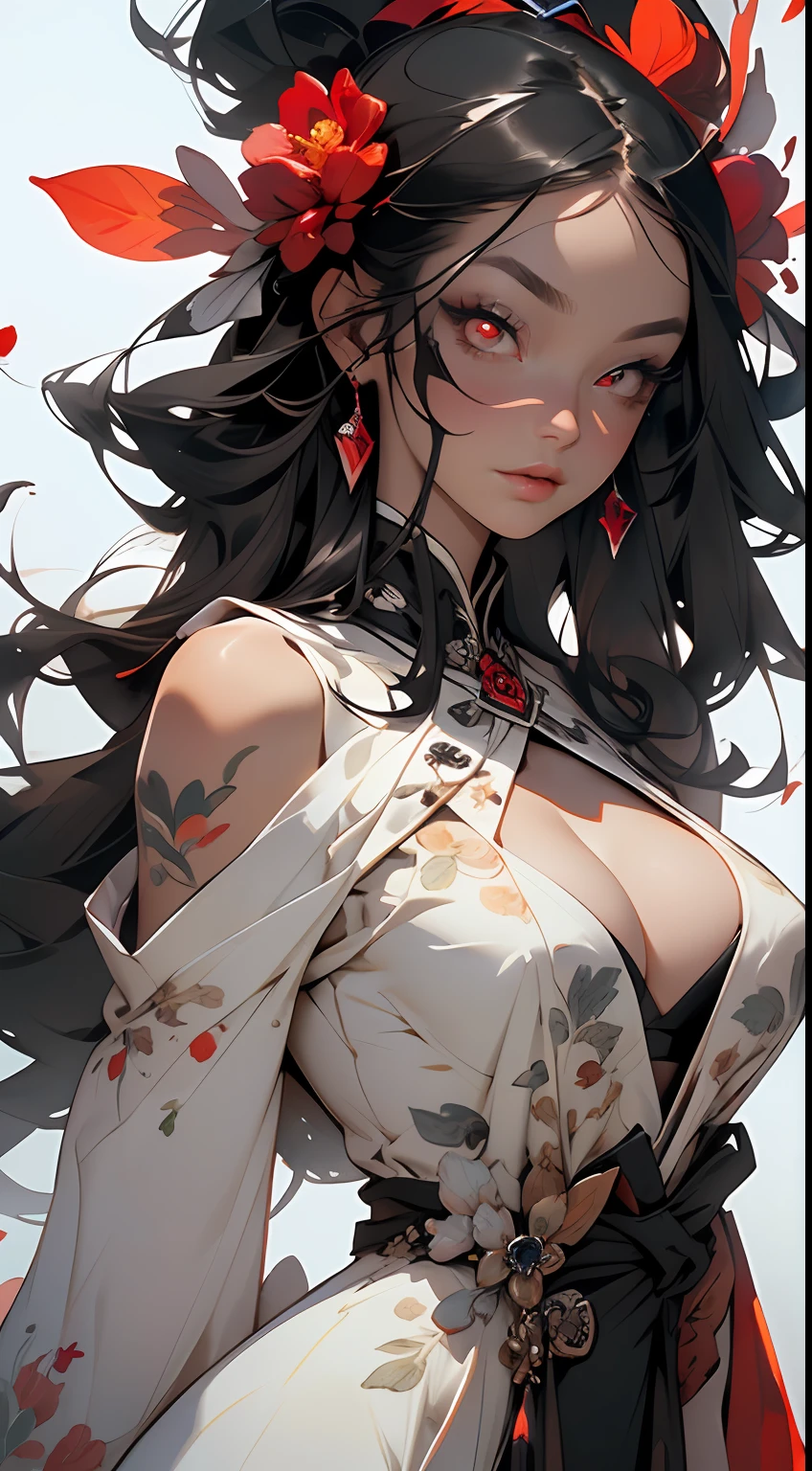background, mixed-language_text, Japanese graffiti letters, beautiful woman, long black hair,::((best quality)), ((masterpiece)), (very detailed:1.3)(masterpiece:1.2, best quality), (finely detailed beautiful eyes: 1.2), (masterpiece:1.2, best quality), (finely detailed beautiful eyes: 1.2), ((1girl ASHLEY ALEXISS beautiful woman )), ((solo)), (red eyes:1.4), (finely detailed eyes and detailed face:1.3),), (dress:1.3), (beautiful and clear background:1.2), (extremely detailed CG, ultra-detailed, best shadow:1.1), ((depth of field)), ((watercolor)), large breasts, bare shoulders, flowers and petals, beautiful concept illustration , (white background:0.5), (illustration :1.1), (extremely fine and beautiful:1.1), (perfect details:1.1)
beautiful woman )), ((solo)), (red eyes:1.4), (finely detailed eyes and detailed face:1.3),), (dress:1.3), (beautiful and clear background:1.2), (extremely detailed, ultra-detailed CG, best shadow:1.1), ((depth of field)), ((watercolor)), large breasts, bare shoulders, flowers and petals, beautiful conceptual illustration, (white background:0.5), (illustration:1.1), (extremely thin and beautiful:1.1), (perfect details:1.1)