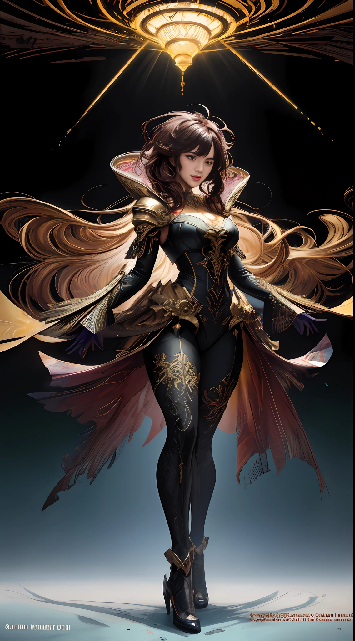 chibi style, shoulder length messy hair , happy, Full body, Beautiful anime waifu style girl, hyperdetailed painting, luminism, art by Carne Griffiths and Wadim Kashin concept art, 4k resolution, fractal isometrics details bioluminescence , 3d render, octane render, intricately detailed , cinematic, trending on artstation Isometric Centered hyperrealistic cover photo awesome full color, hand drawn , gritty, realistic mucha , hit definition , cinematic, on paper, ethereal background, abstract beauty,stand, approaching perfection, pure form, golden ratio, minimalistic, unfinished, concept art, by Brian Froud and Carne Griffiths and Wadim Kashin and John William Waterhouse, intricate details, 8k post production, high resolution, hyperdetailed, trending on artstation, sharp focus, studio photo, intricate details, highly detailed, by greg rutkowski