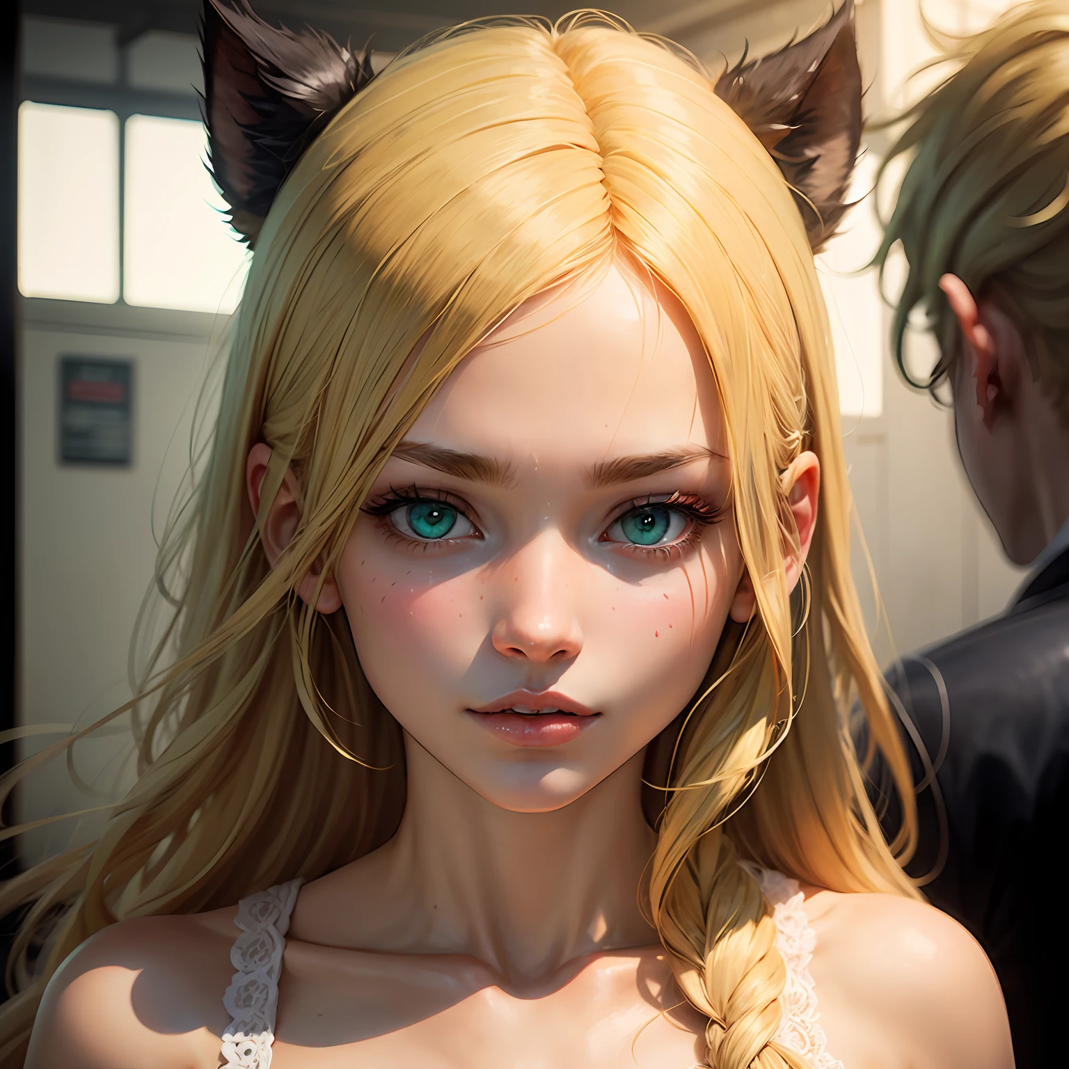 Keep your hair blonde and your eyes green. --auto