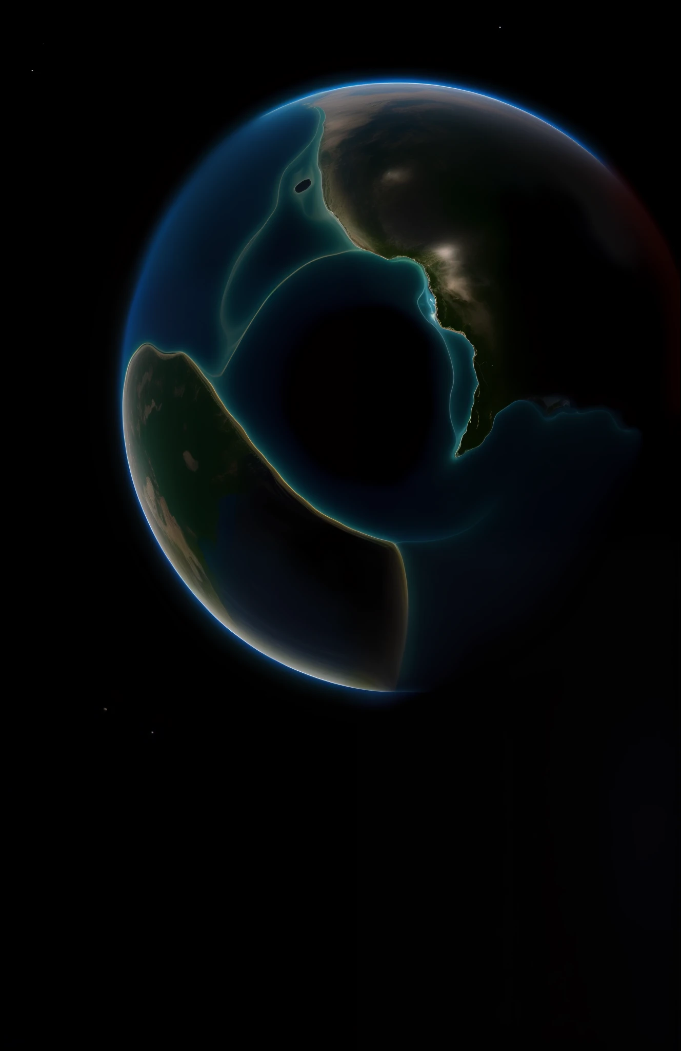An image of the flat earth with the best camera there is, with perfect quality with brightness(a view from top to bottom, about 40km high;