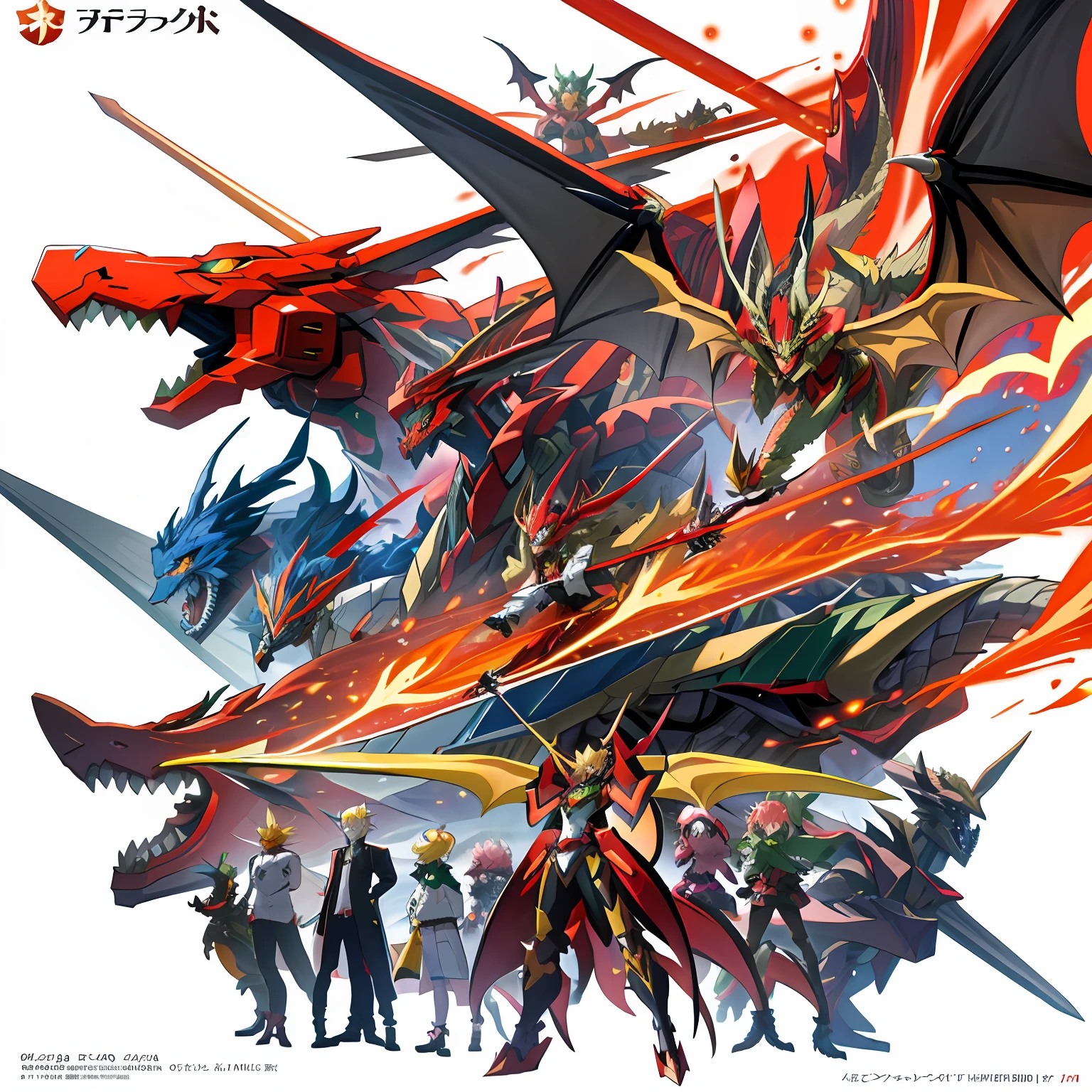 Shinki baby Diaga, Gelbru anime image, pterodactyl mecha, robot dragon head, sleek mecha female dragon head, robot mecha female dragon head, pterosaur model, sil from species, safebooru anime image, spear, gugimon, dragon