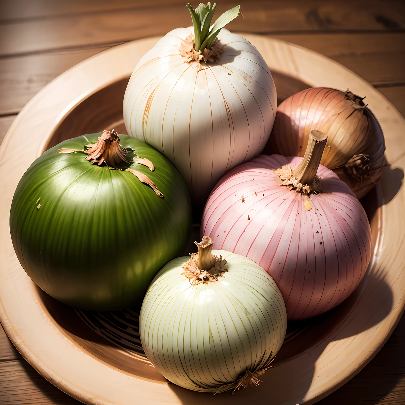 fresh, onion, brown