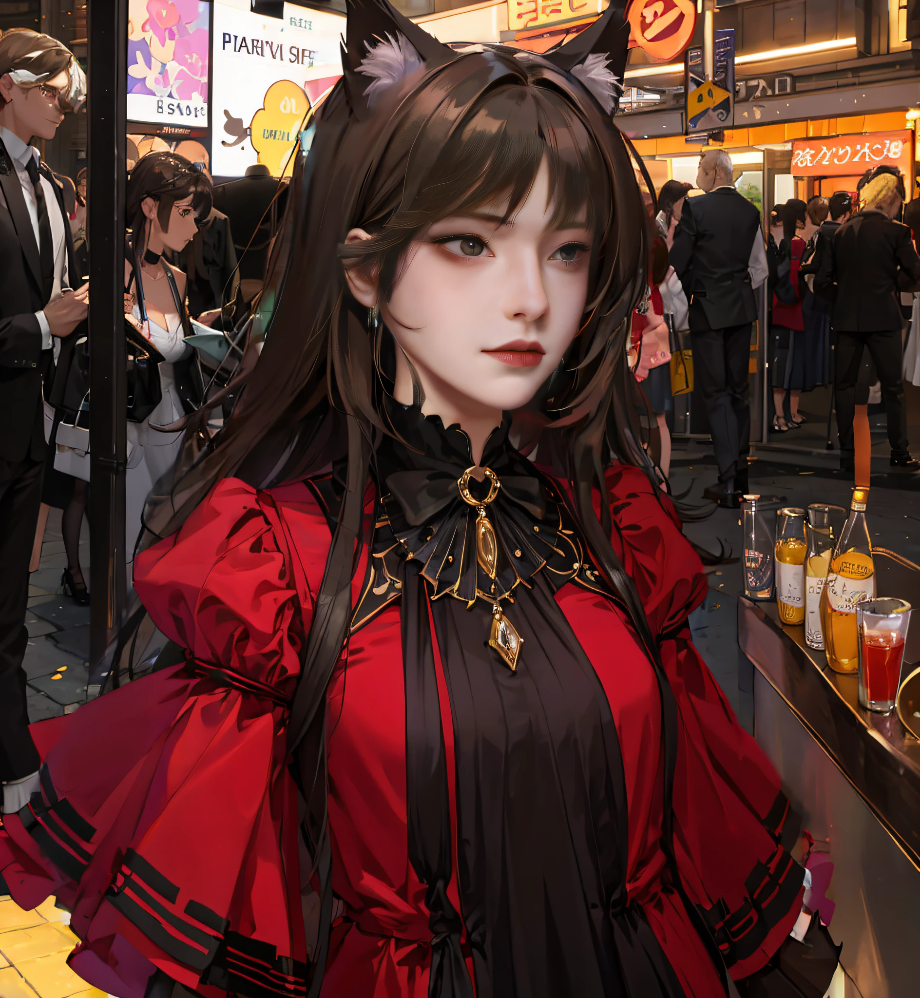 Black cat ears