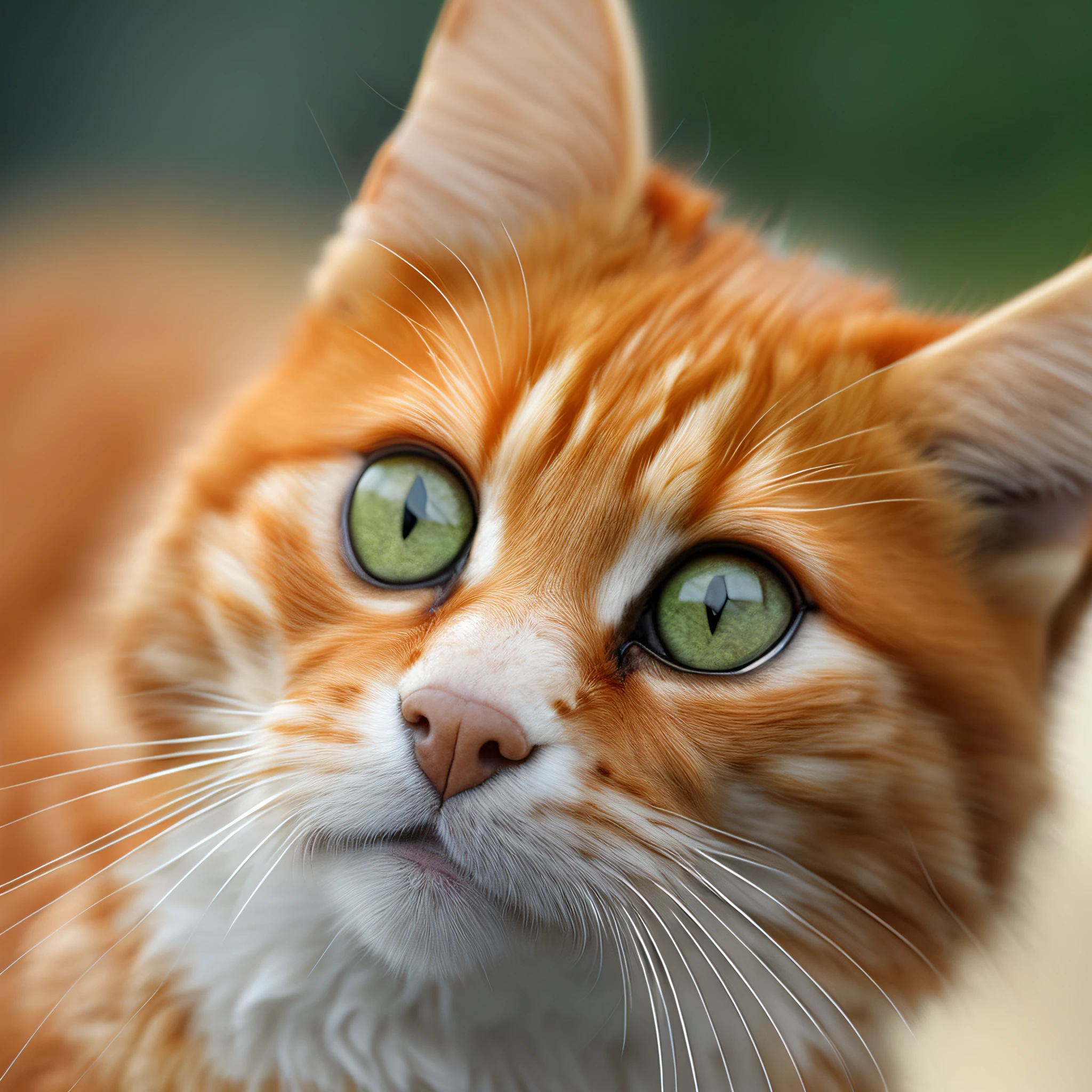 dog, (extremely detailed CG 8k wallpaper unit, masterpiece, best quality, ultra-detailed, high resolution), (better lighting, better shadow, an extremely delicate and beautiful), dynamic angle, floating, high saturation, 

[Photo GingerTomCat, detailed and beautiful green eyes, white skin with orange spots, cat ears, collar with a bell, (playful:1.3), cute expression, long whiskers, soft and fluffy paws, (toy:1.2), looking at the viewer, long shot]:0.9