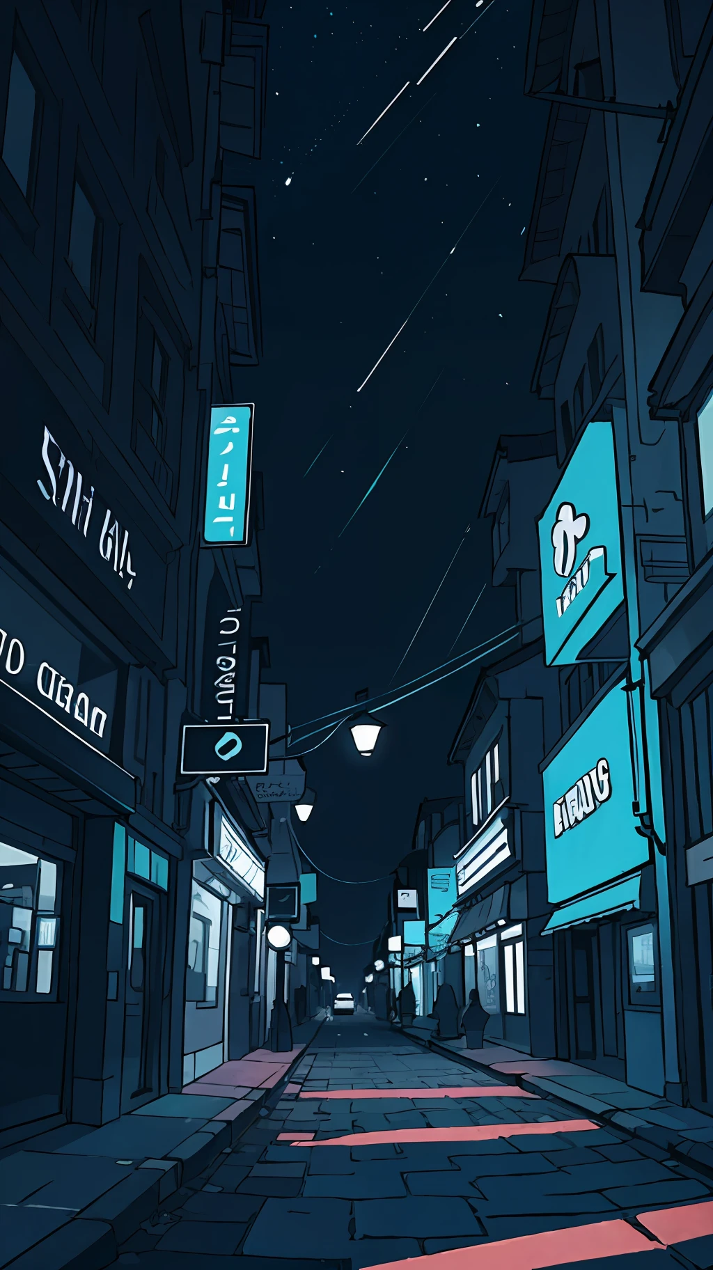 City at night, ultra quality, vibrance color