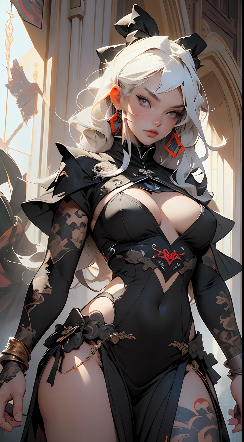 background, mixed-language_text, Japanese graffiti letters, beautiful woman, long black hair,::((best quality)), ((masterpiece)), (very detailed:1.3)(masterpiece:1.2, best quality), (finely detailed beautiful eyes: 1.2), (masterpiece:1.2, best quality), (finely detailed beautiful eyes: 1.2), ::mike s. miller and yoji shinkawa style::2.0 comix illustration style,tatoon style ,ashley alexiss ,beautiful woman with ultra detailed long hair,  (beautiful and clear background:1.2),, fantastic paintings, graffit style, flowers, highly detailed eyes, a white t-shirt or dress with jaeans and white blouse underneath, with both cuffs in fighting position, and bracelets, fighting an enemy, with long black hair, stained glass color, tongue slightly out, vibrant, alphonse mucha style, fantastic paintings by jason fabok,  high quality, --air 3:4 --upbeta --test --creative --upbeta --upbeta --upbeta --upbeta, masterpiece, best quality, high quality, extremely detailed cg unit 8k wallpaper, scenery, award-winning photography, hdr, extremely detailed, trend in artstation, trend in cgsociety, intricate,