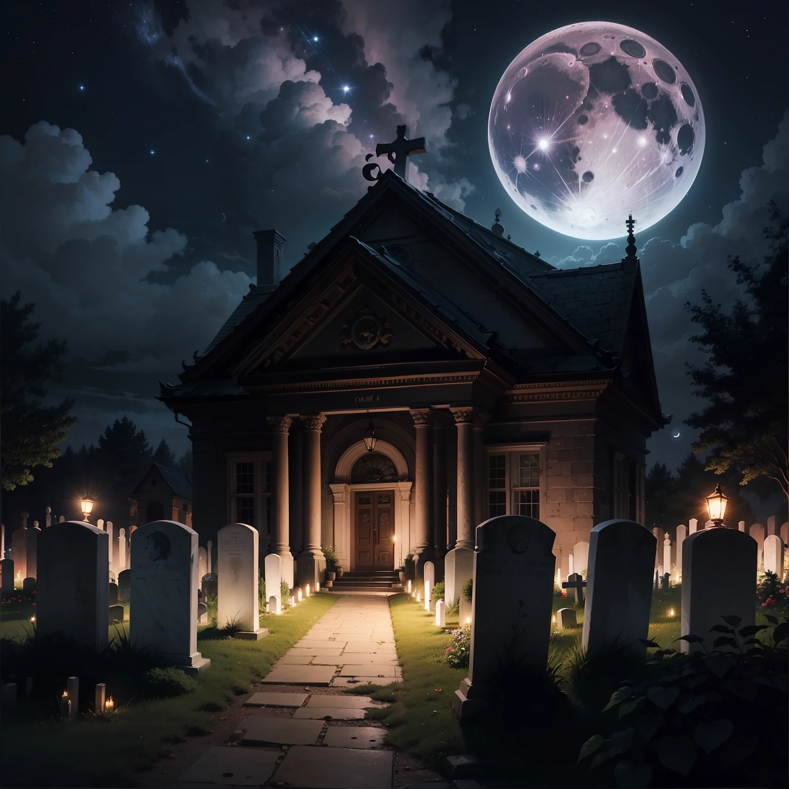 Cemetery of the Moonlit Night --auto