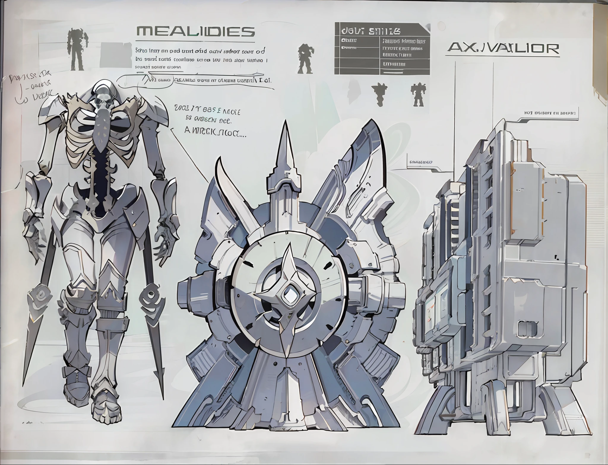 (Warrior skeleton, axe shield weapon) (whole body) (same character front view, back, side view) (model sheet) (multiple views of the same character) skeleton,. Same character seen front, side, back