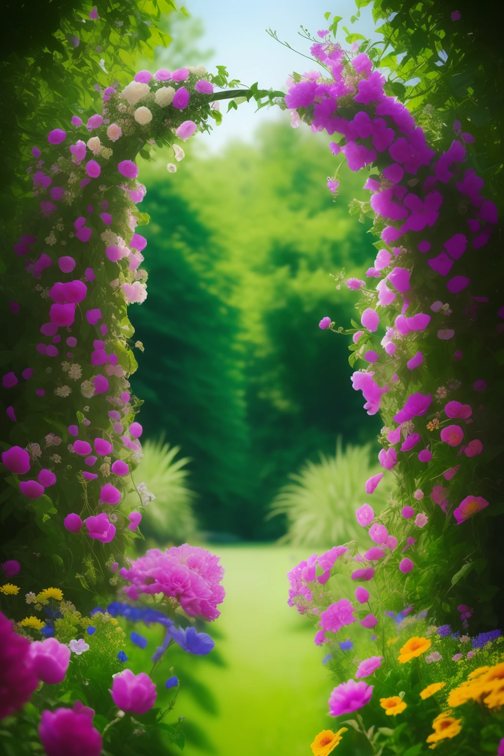 Connect enchanted with various dangerous flowers