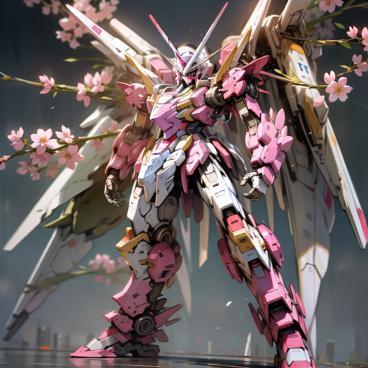 Pink Mech Gundam Sakura