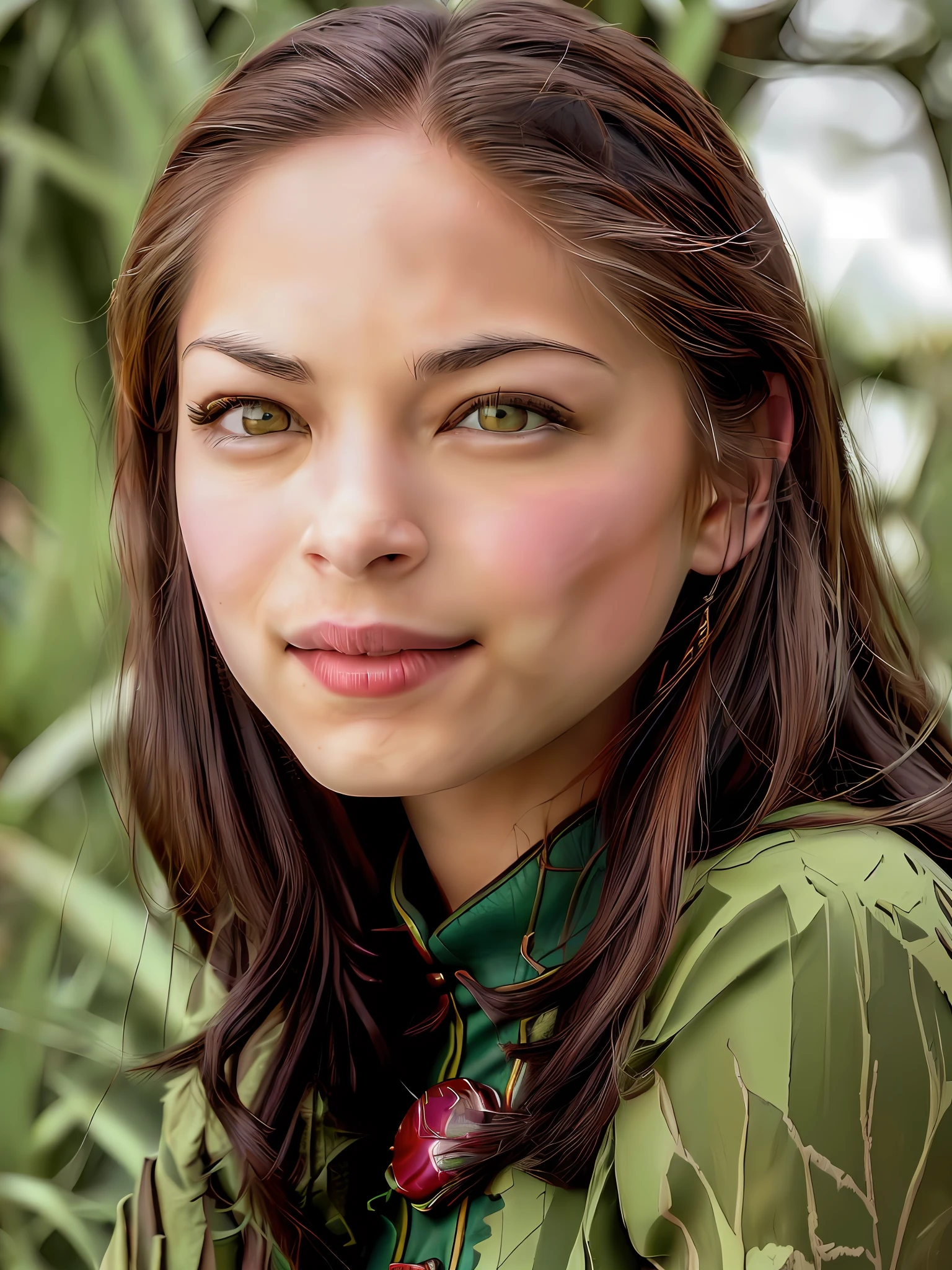 ((realism)), very high quality RAW photography, detailed background, intricate, exquisite details and textures, highly detailed, Photo of (Kristin Kreuk) wearing dc supergirl uniform in a verdant field, ultra detailed photography, warm lighting, artstation, 4k, sharp focus, high resolution, detailed skin, detailed eyes, 8k uhd, dslr, low and severe lighting, high quality, film grain, Fujifilm XT3,