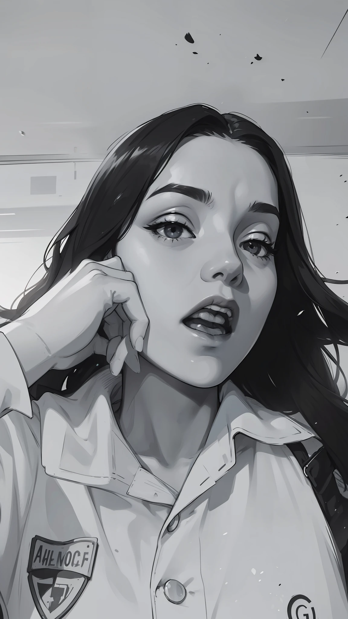 Black and white image, high quality