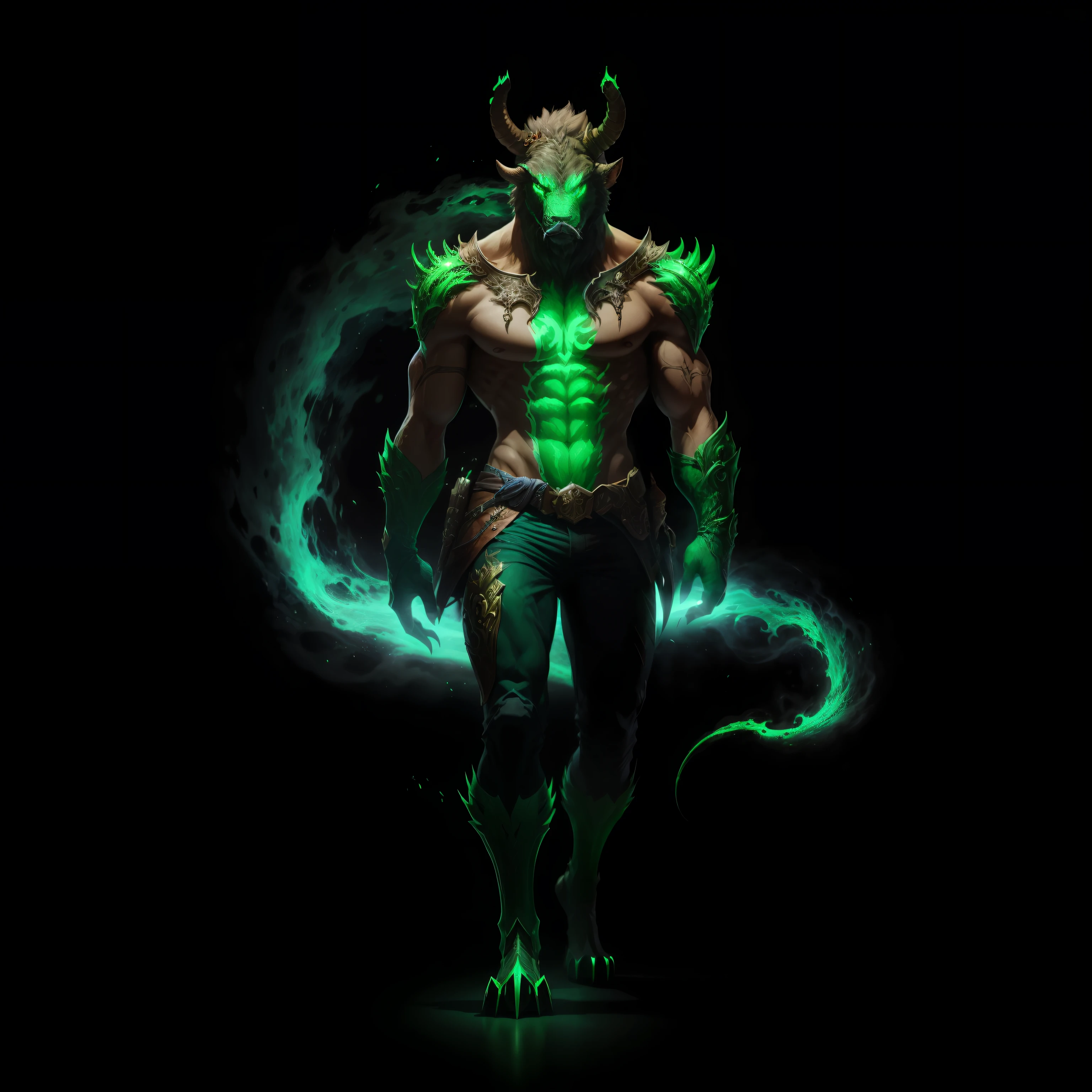 beast, beast, green color, full body, front, ultra realistic, 4k --auto