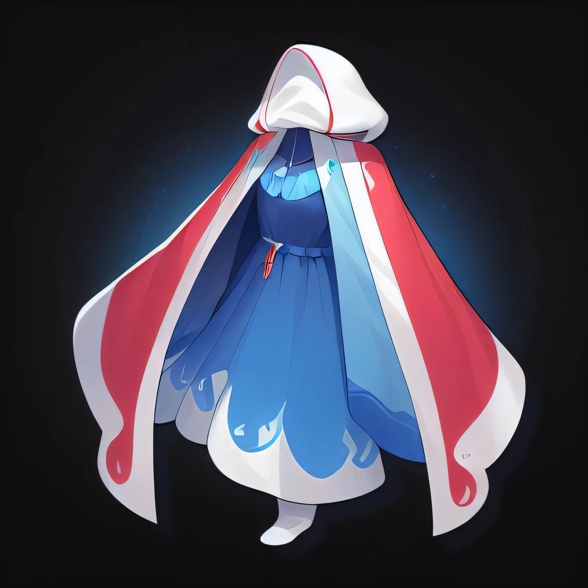 (No one: 1.5), Masterpiece, Ultimate, Rainbow, Cape, Yuefu, Blue Dress, Game Icon,