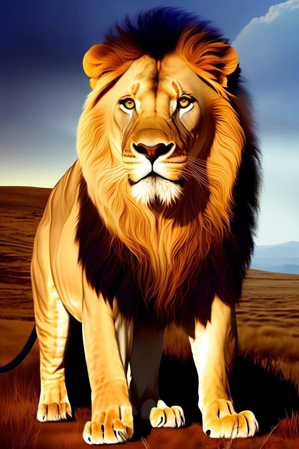 Create the lion of juda biblia