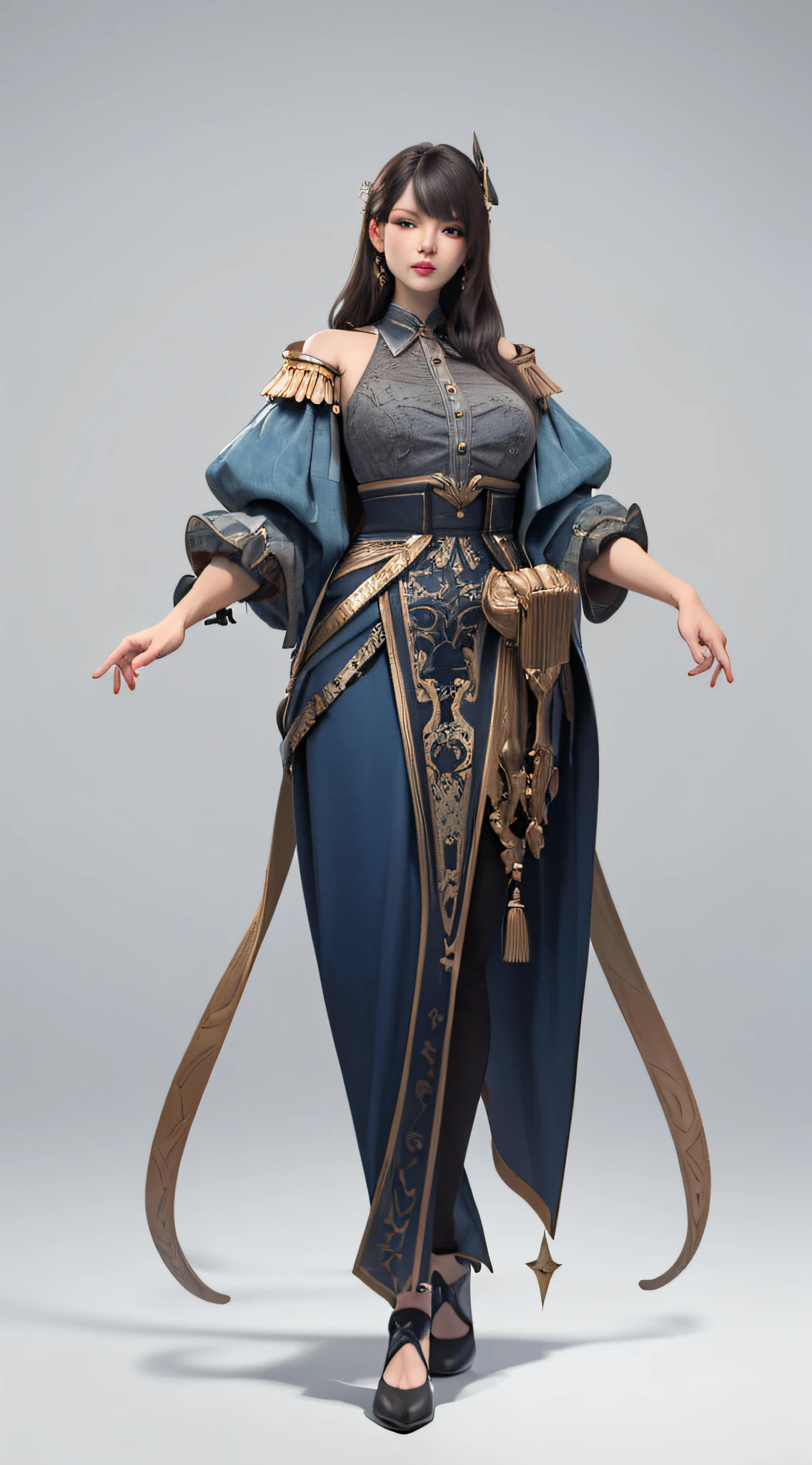 hiqcgbody, hiqcgface, 1girl, full body, standing,
detailed skin texture, detailed cloth texture, beautiful detailed face,
masterpiece, best quality, ultra detailed, 8k, intricate details,
