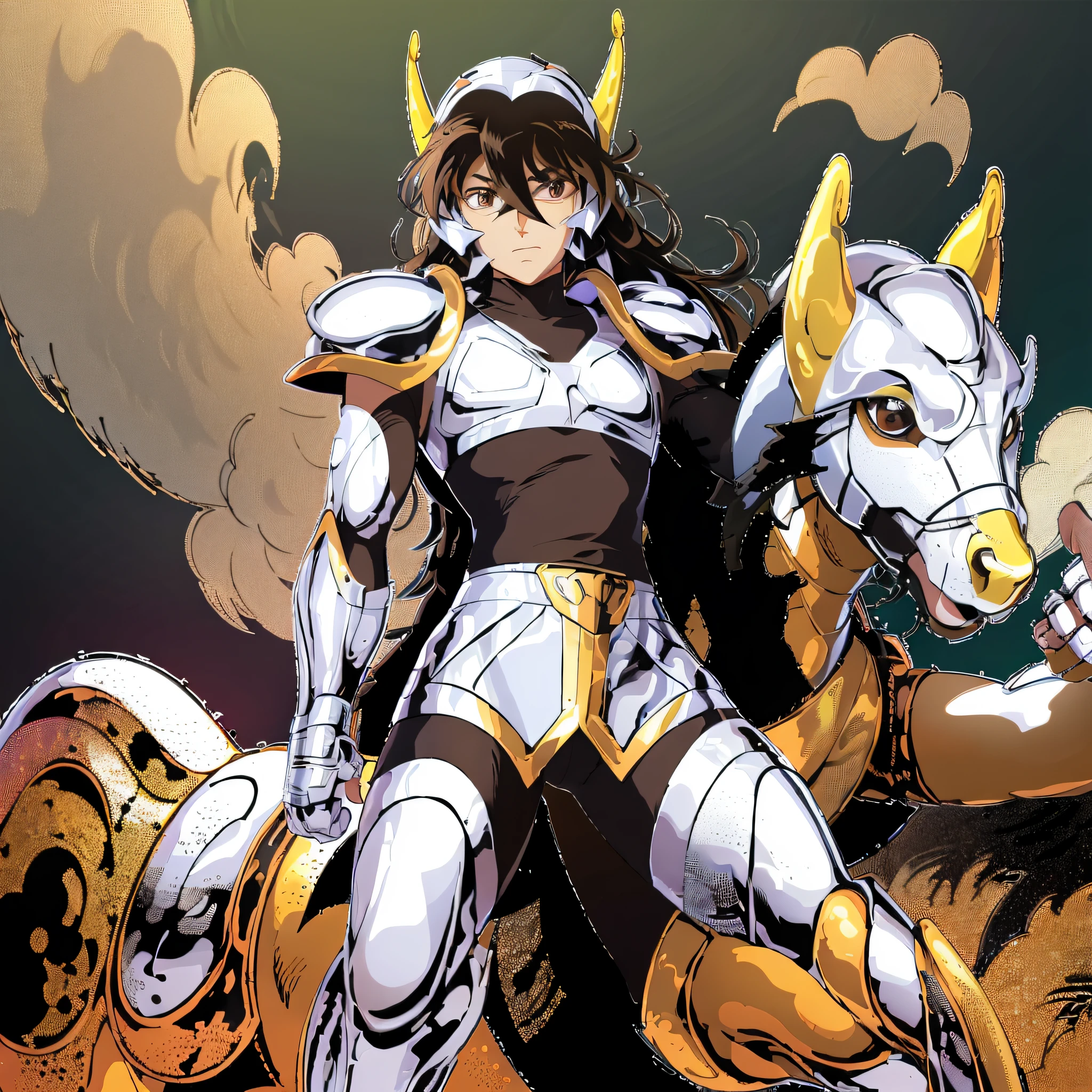 Knight of Pegasus, photorealistic, (Masterpiece, best quality, high: 1.4), detailed, intricate details, 4K,