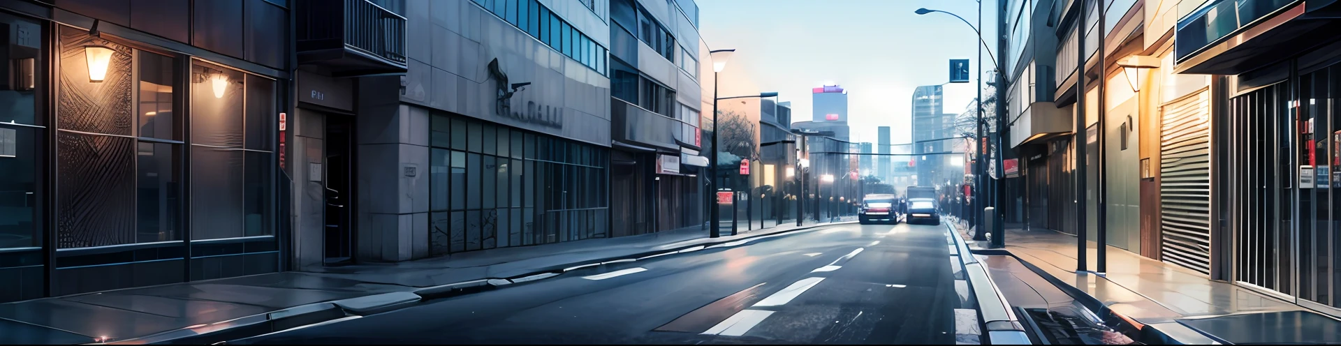 masterpiece,best quality,angel,cupid,solo,watch viewer,midnight, tokyo, deserted street, distant view, background, loneliness, street light, low light