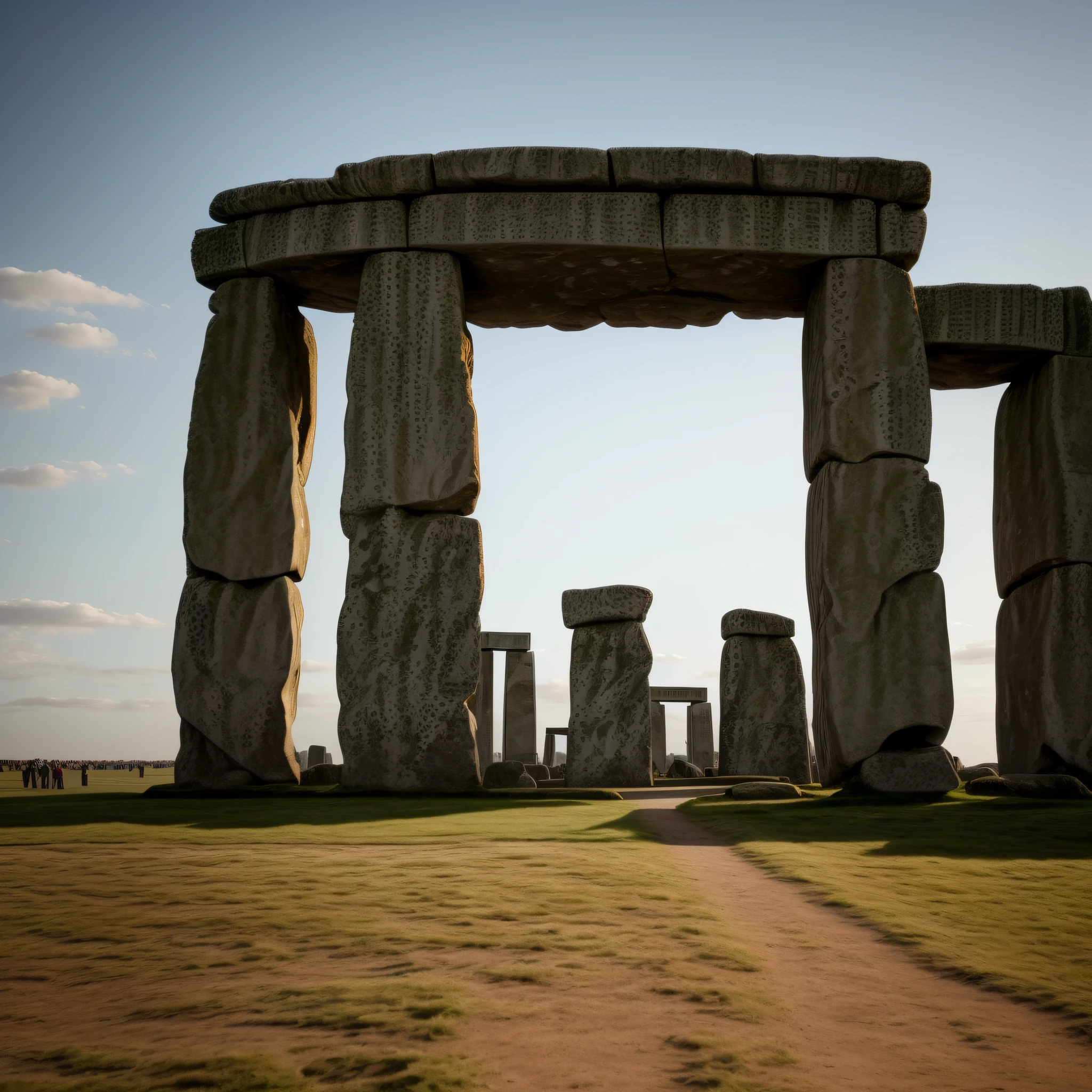 a beautiful view of stonehenge , master piece , hd , hyperrealist , 8 k