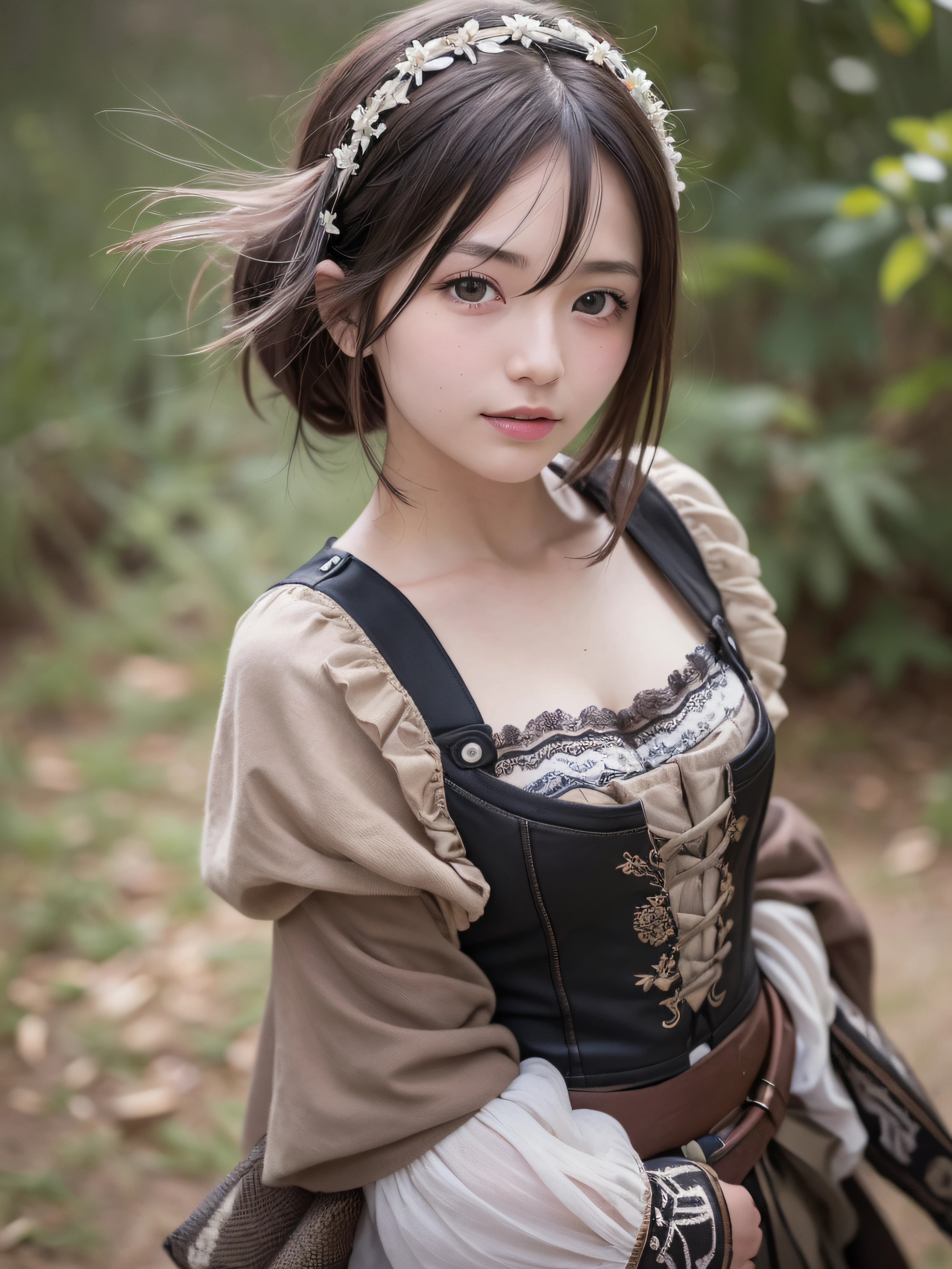 (realistic, photo-realistic:1.37), incredibly absurdres, (insanely detailed:1.3), 8k, (masterpiece), (best quality:1.4), (ultra high res:1.2), (RAW photo:1.2), ultra detailed background, (unity 8k wallpaper), 1 nogizaka girl, utterly cute, (((bishojo:1.35))), (((15yo:1.1))), (chiemsee tracht), an exquisitely detailed and beautiful face and eyes and skin, detailed black shine hair, small-medium breasts, a chiemsee tracht with delicate and beautiful soft fabric, smile at the camera, cowboy shot, the grindelwald landscape of swiss, professional lighting