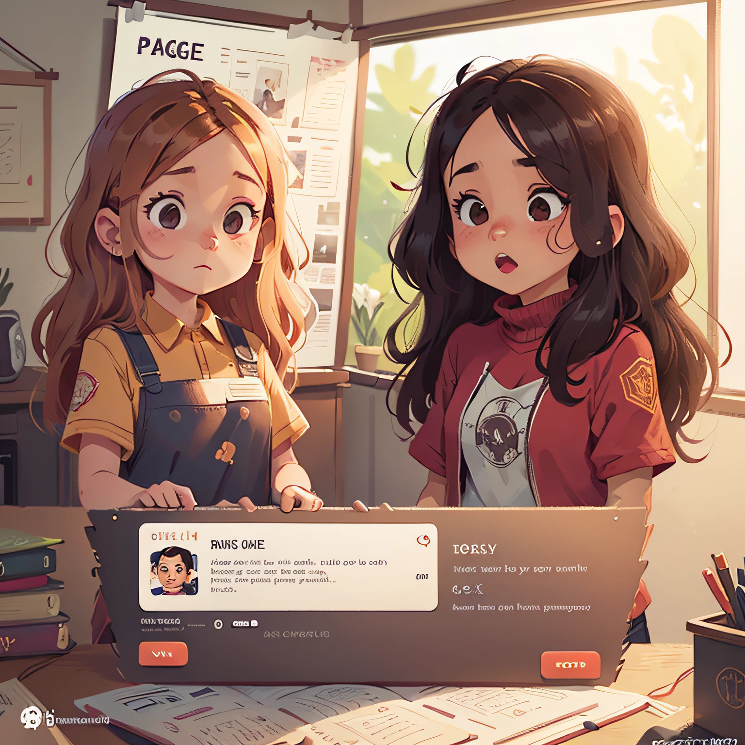 Page UI design