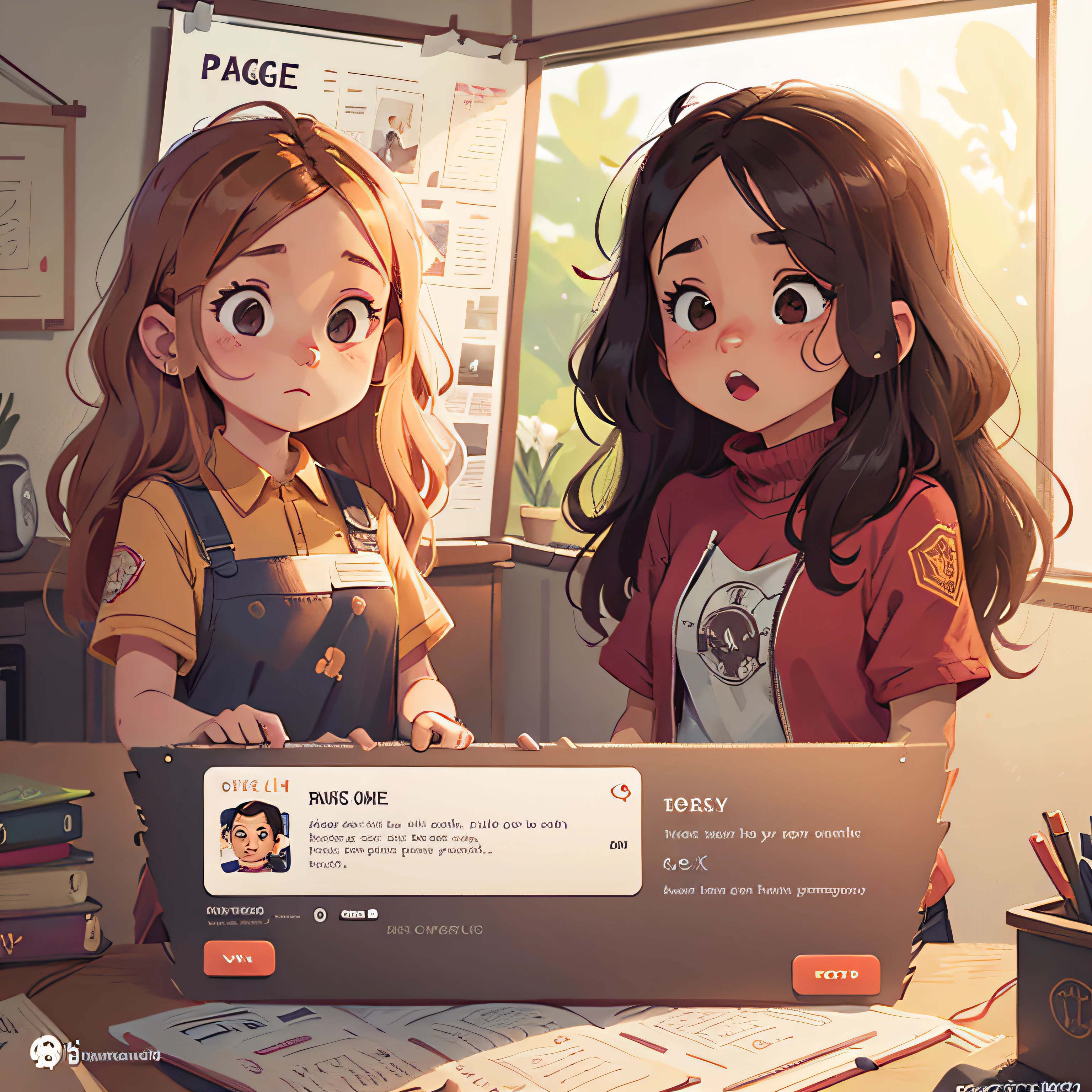 Page UI design