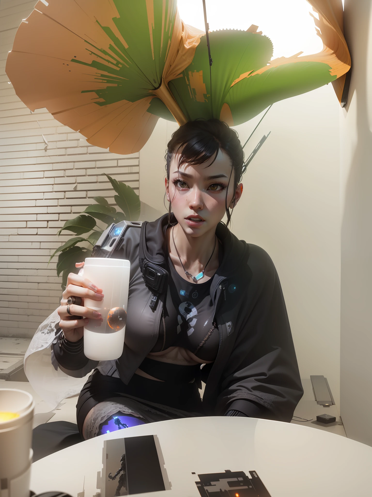 ((Best quality)), ((masterpiece)), (highly detailed:1.3), 3D, beautiful, (cyberpunk:1.6), in space, nebula, (holding_weapon:1.3), laser, (1Female mecha:1.3), sexy body, facing the audience, Glowing eyes, full body, (flying, swooping down, dynamic, motion blur: 1.4), (huge mech wings: 1.6), looking up, glowing_eyes, mecha, panorama, background is earth, nebula, space, particles, Reality, HDR (High Dynamic Range), Ray Tracing, NVIDIA RTX, Super Resolution, Unreal 5, Subsurface Scattering, PBR Textures, Post Processing, Anisotropic Filtering, Depth of Field, Maximum Clarity and Clarity, Multilayer Textures, Albedo and Specular maps, Surface shading, accurate simulation of light-material interaction, perfect proportions, Octane Render, two-tone lighting, large aperture, low ISO, white balance, rule of thirds, 8K RAW, efficient sub-pixel, sub-pixel volume product, (best quality),(Japanese:0.5),(korean:0.8), (Liu Yi Fei:1.5) long hair, (big breast:1.2),(underboob:1.5), (white transparent lace mini skirt:1.5)