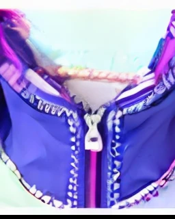 Zipper open, zipper pink heart shape