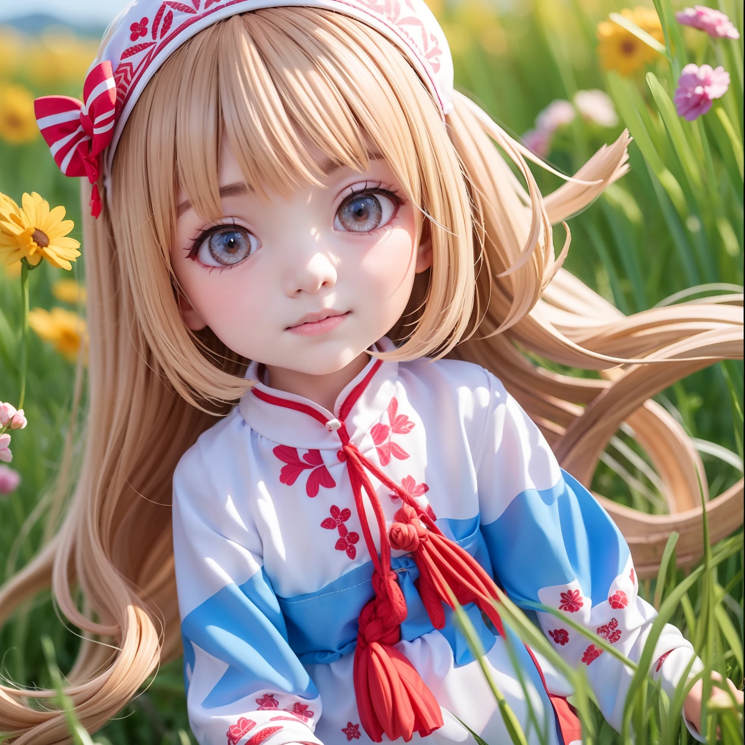 ((6year old girl:1.5)), complete anatomy, children's body, child, super cute, girl, ***********, random poses,random angles,

Ukrainian girl, wheat field, golden wheat field, embroidery,((red and blue embroidery)),
Ukrainian, Russian, Belarusian, Sorochka, Ukrainian folk costumes,(red, blue, white), (red, blue, and white hairband),

 beautiful girl, 1 girl, ****, petite girl, top quality, masterpiece, high eyes,drooping eyes,(realism: 1.2)), petite, bangs, tall eyes, natural light,(aquamarine eyes),bangs, beautiful girl with fine details, Beautiful and delicate eyes, Beautiful girl, detailed face, Beautiful eyes, beautiful shining body, 8K images,