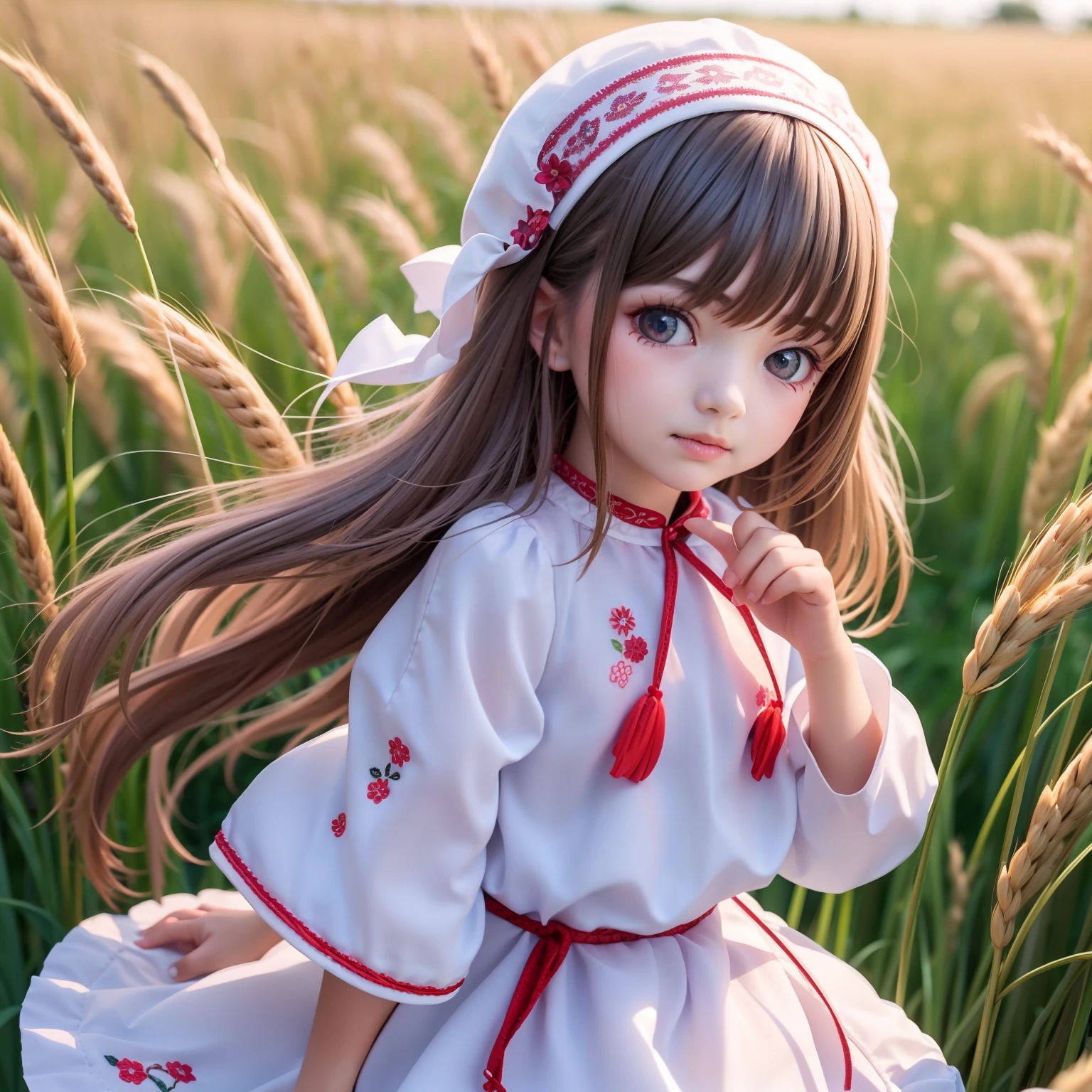 ((9year old girl:1.5)), complete anatomy, children's body, child, super cute, girl, ***********, random poses,random angles,

Ukrainian girl, wheat field, golden wheat field, embroidery,((red and blue embroidery)),
Ukrainian, Russian, Belarusian, Sorochka, Ukrainian folk costumes,(red, blue, white), (red, blue, and white hairband),professional photo of girl, Embroidery, russia, red blue white, intricate, detailed,
photo made with Canon EOS, volumetric light, wheat field, 
popular on artstation, popular on deviantart, popular on flicker,

 beautiful girl, 1 girl, ****, petite girl, top quality, masterpiece, high eyes,drooping eyes,(realism: 1.2)), petite, bangs, tall eyes, natural light,(aquamarine eyes),bangs, beautiful girl with fine details, Beautiful and delicate eyes, Beautiful girl, detailed face, Beautiful eyes, beautiful shining body, 8K images,