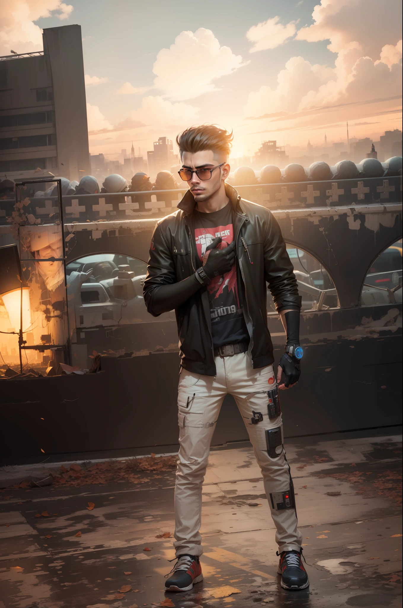 Change background cyberpunk handsome boy, realistic face, 8k, ulta realistic ,