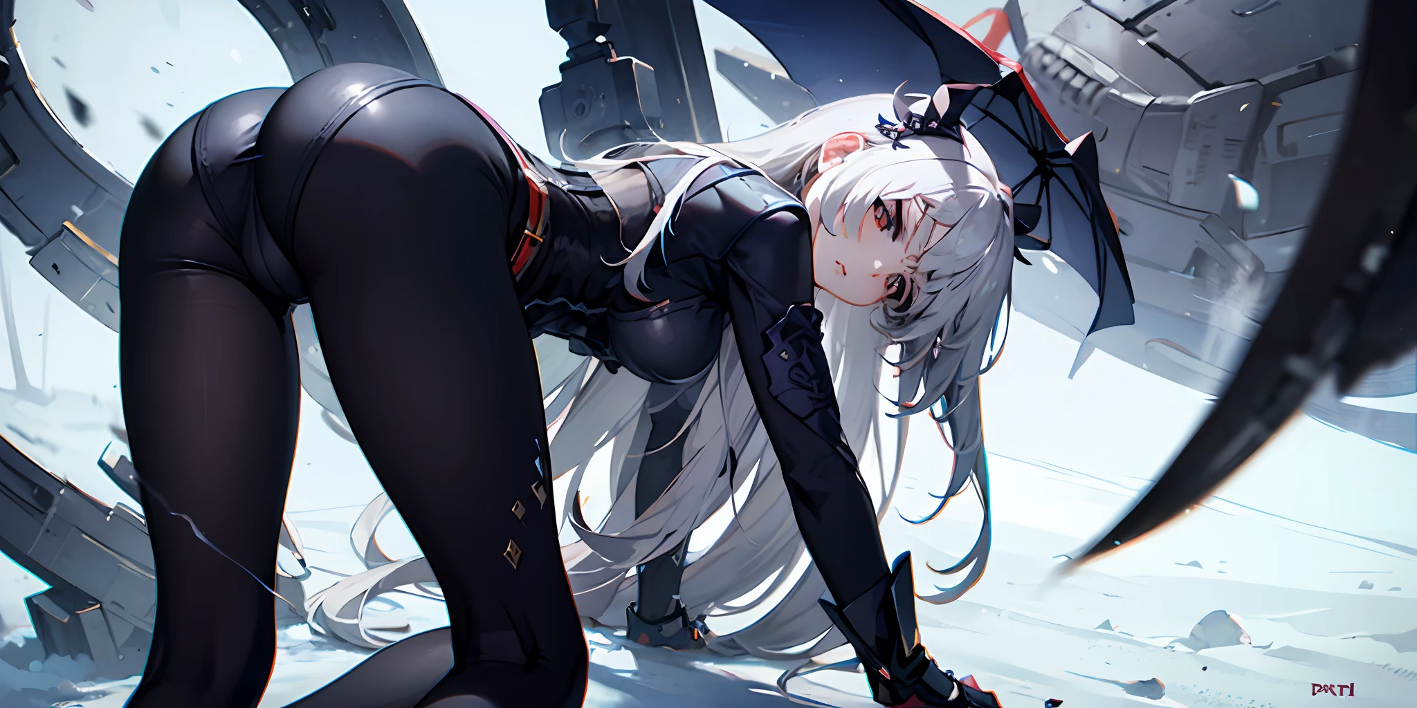 Bend over, sideways