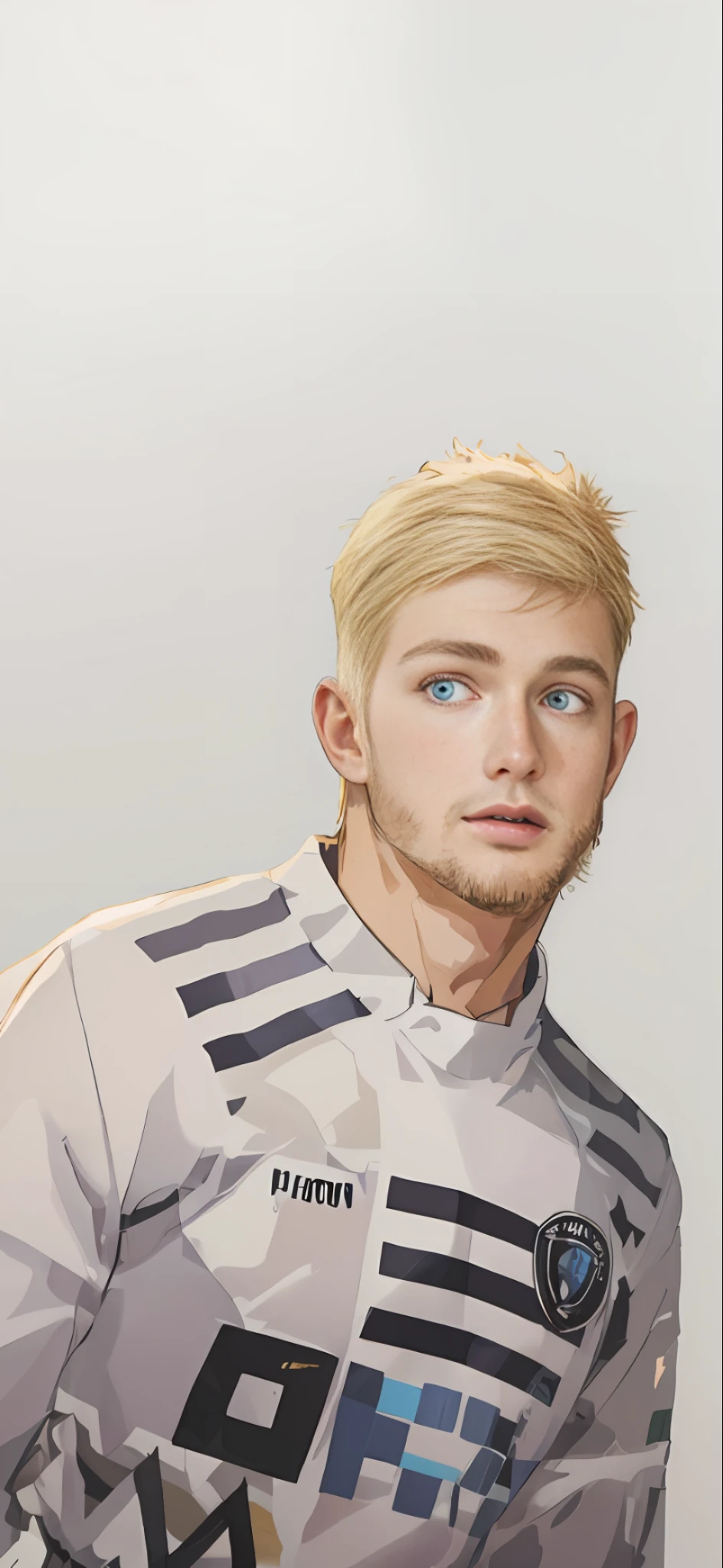 20 years old, boy, blonde, blue eyes