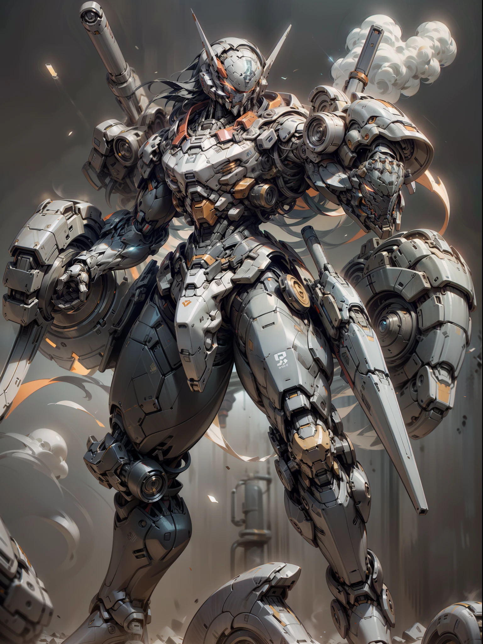 Tank Panzer Division with Huge Holding Huge Shield, Heavy Gundam, Face Mask Covered, Shield in the Air, Super Large Mechanical Shield, Smoke Surrounding, Tomahawk Wielding Pose, Perfect Body Proportions, Tall Figure, Full Body Shot, Super Detail, Male, Ninja, Metal Mech, With Black Mask, Wearing Black Mechanical Armor, Glowing Red Eyes, Perfect Body Proportions, Full Body Shot, Looking Up, Super Detail, IP by pop mart, Edge Light, Avatar, Octane Rendering, Blender, Clean Black Background, 3D, C4D, Best Quality, Very Detailed, Ancient Technology, HDR (High Dynamic Range), Ray Tracing, NVIDIA RTX, Super Resolution, Unreal 5, Subsurface Scattering, PBR Textures, Post Processing, Anisotropic Filtering, Depth of Field, Maximum Clarity and Acutance, Multi-layer Textures, Albedo and Highlight Maps, Surface Shading, Accurate Simulation of Light-Material Interactions, Perfect Proportions, Octane Rendering, Two-tone Lighting, Low ISO, White Balance, Rule of Thirds, Wide Aperture, 8K RAW, high efficiency sub-pixel, subpixel convolution, luminescent particles, light scattering, Tyndall effect